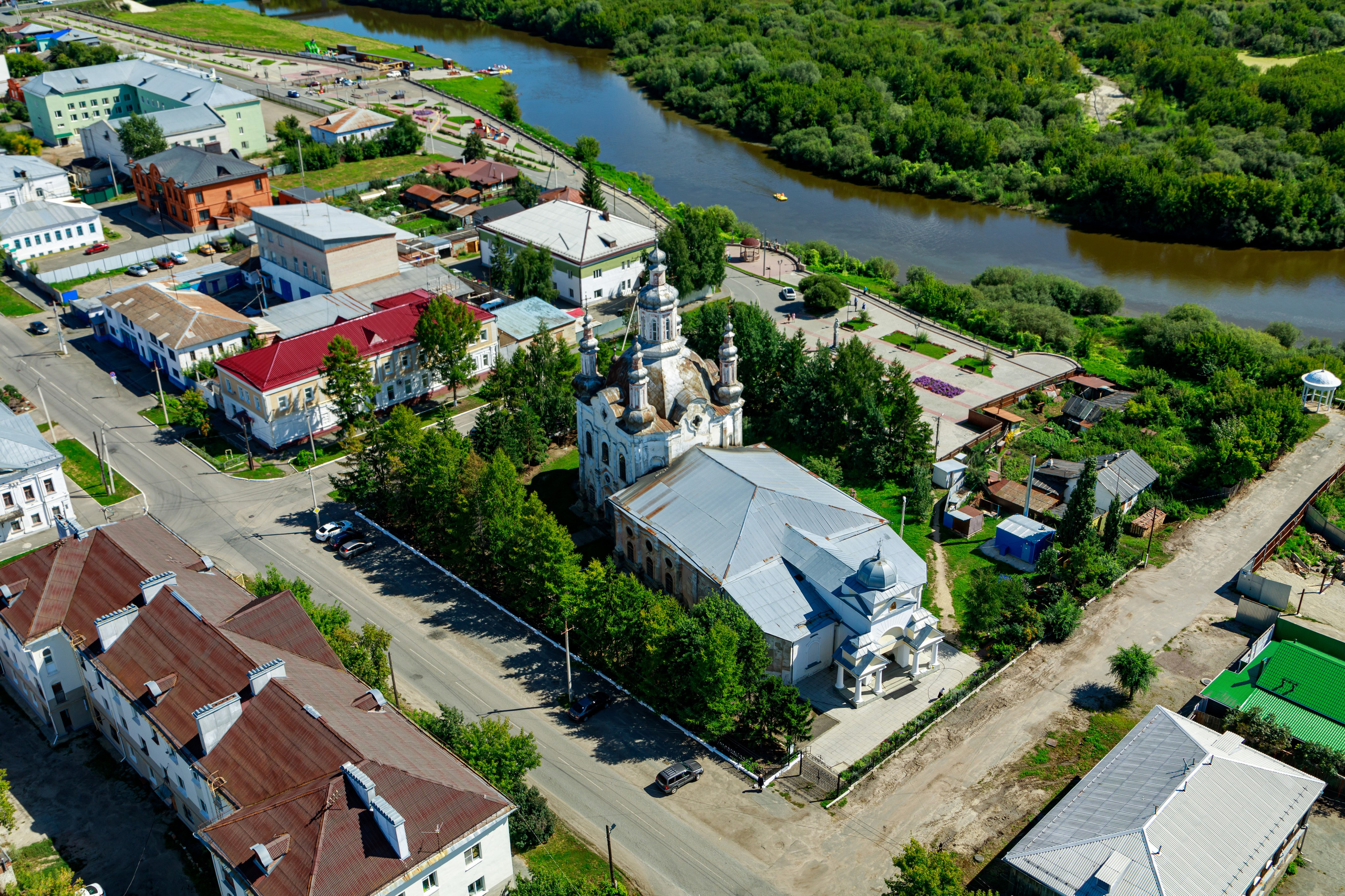Город с высоты птичьего полёта. Фотограф Андрей Гузеев