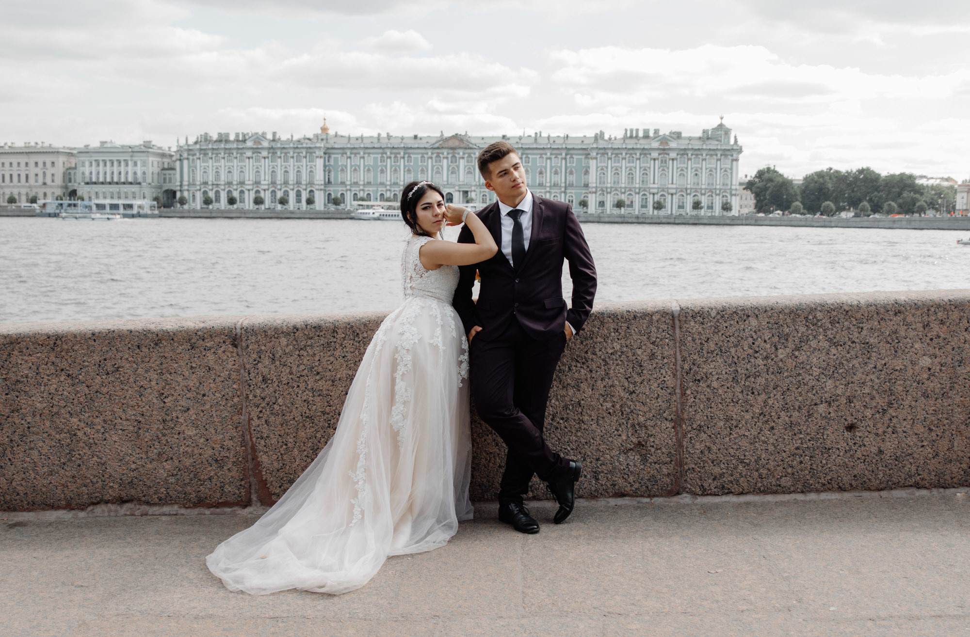 стильная свадебная фотосессия