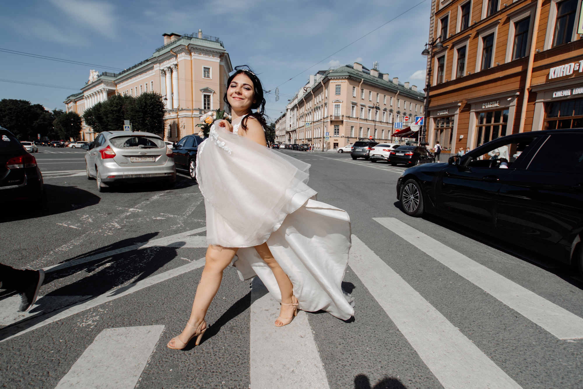 смелая фотосессия, нестандартная свадебная фотосессия