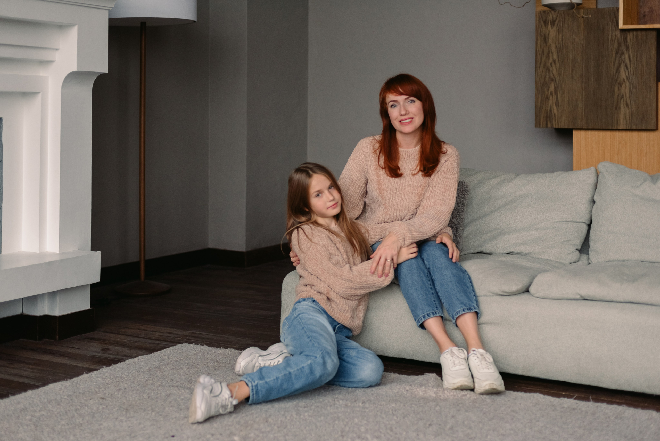 Семейная фотосессия в студии. Фотограф Юлия Кондратьева