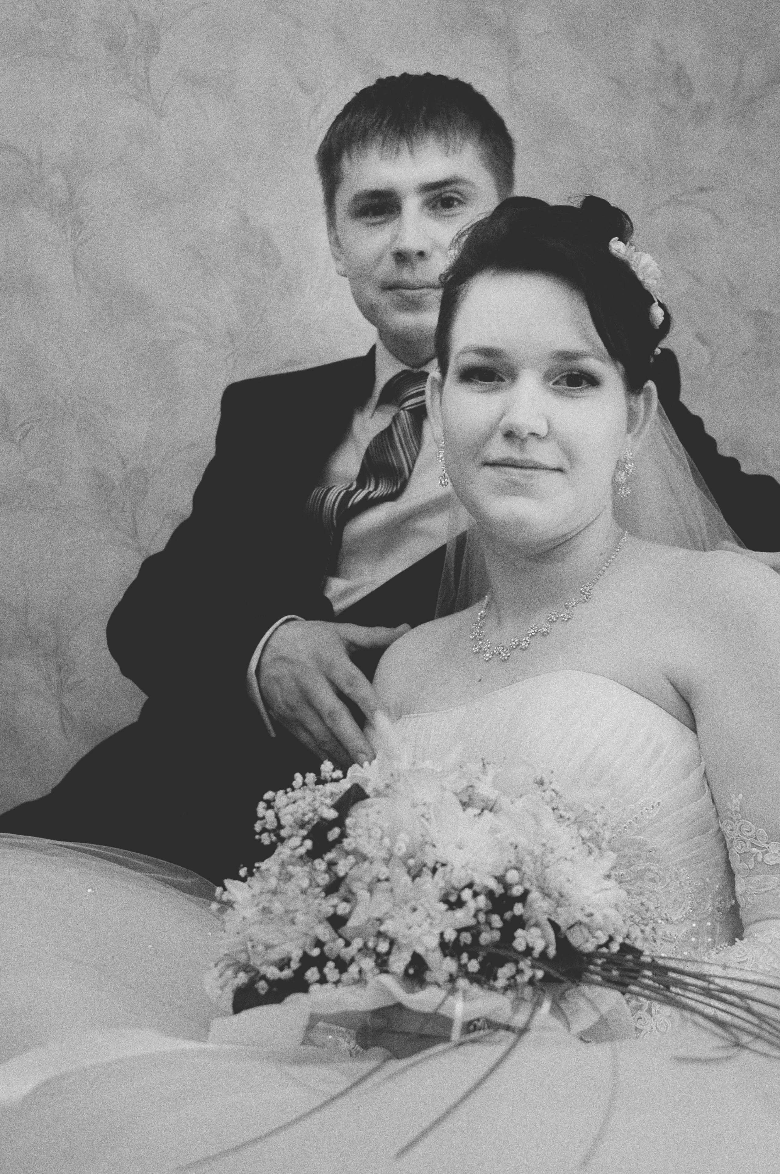 Кирилл и Анна. Свадьба в черно-белых фотографиях. Фотограф в городе Электросталь Ногинск Москва — Алексей Закхеев
