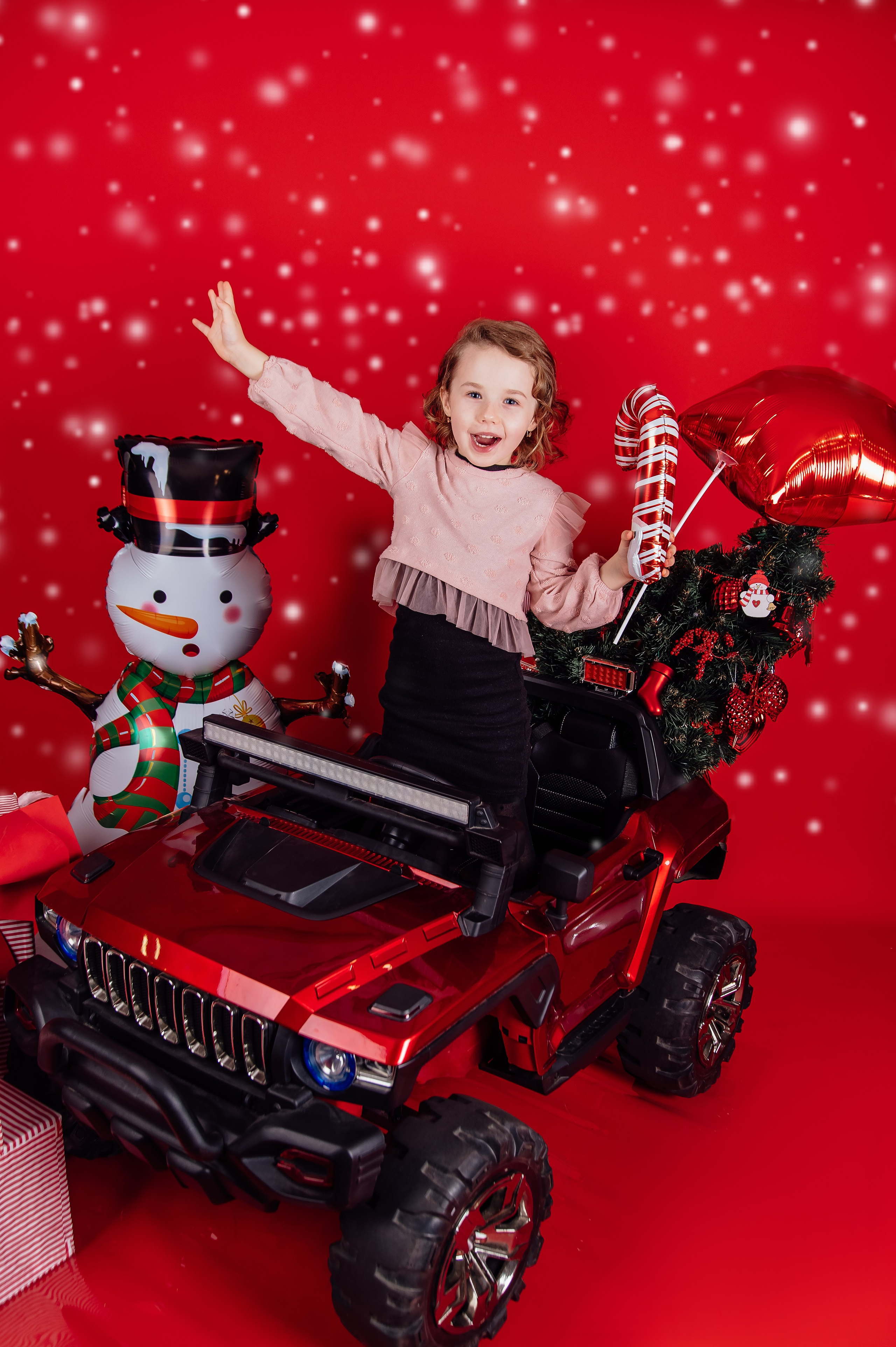 КРАСНЫЙ НОВЫЙ ГОД. Детский и семейный фотограф Катерина Мишина