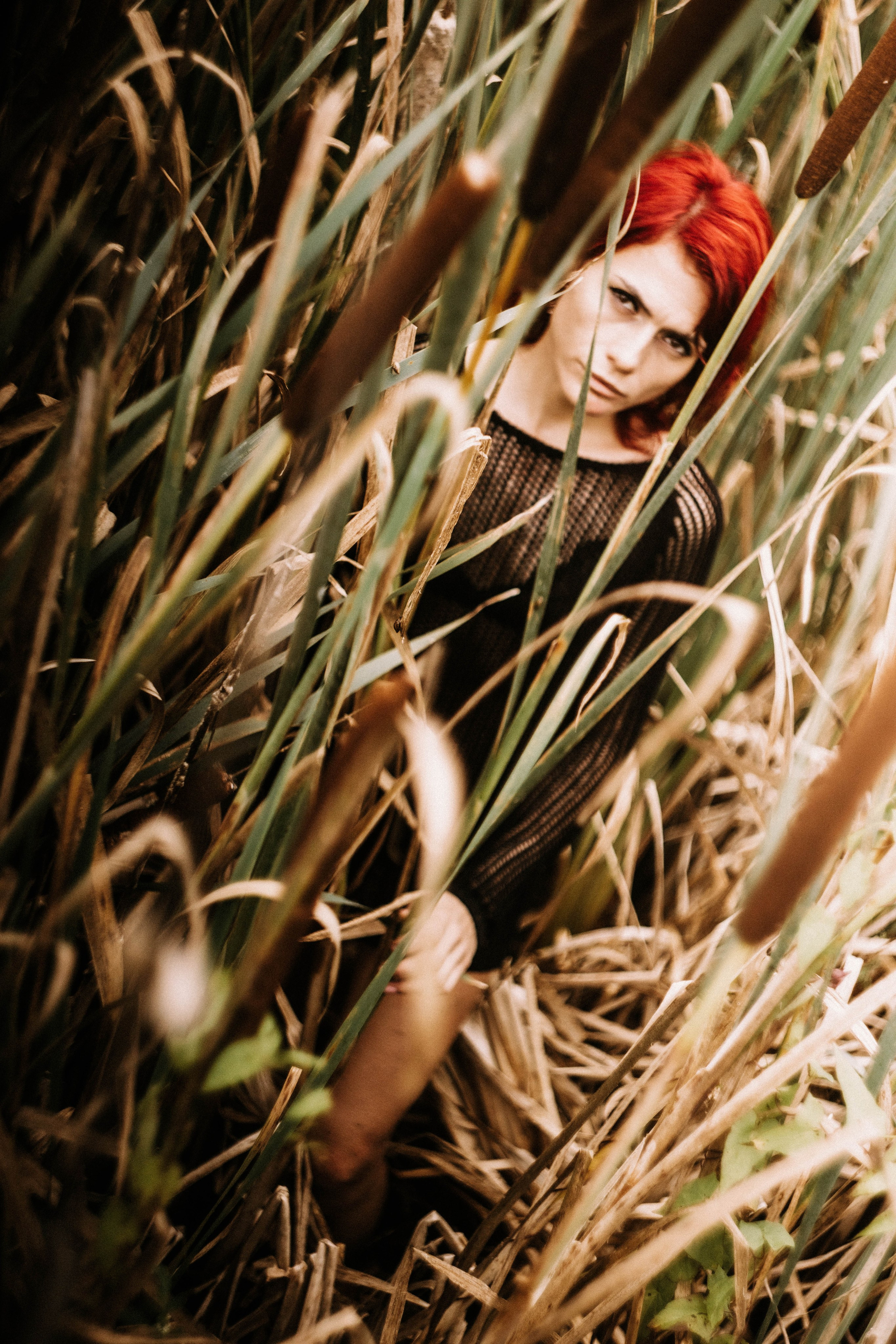 Жанна. Болото.Рогоз. Фотограф в Нижнем Новгороде