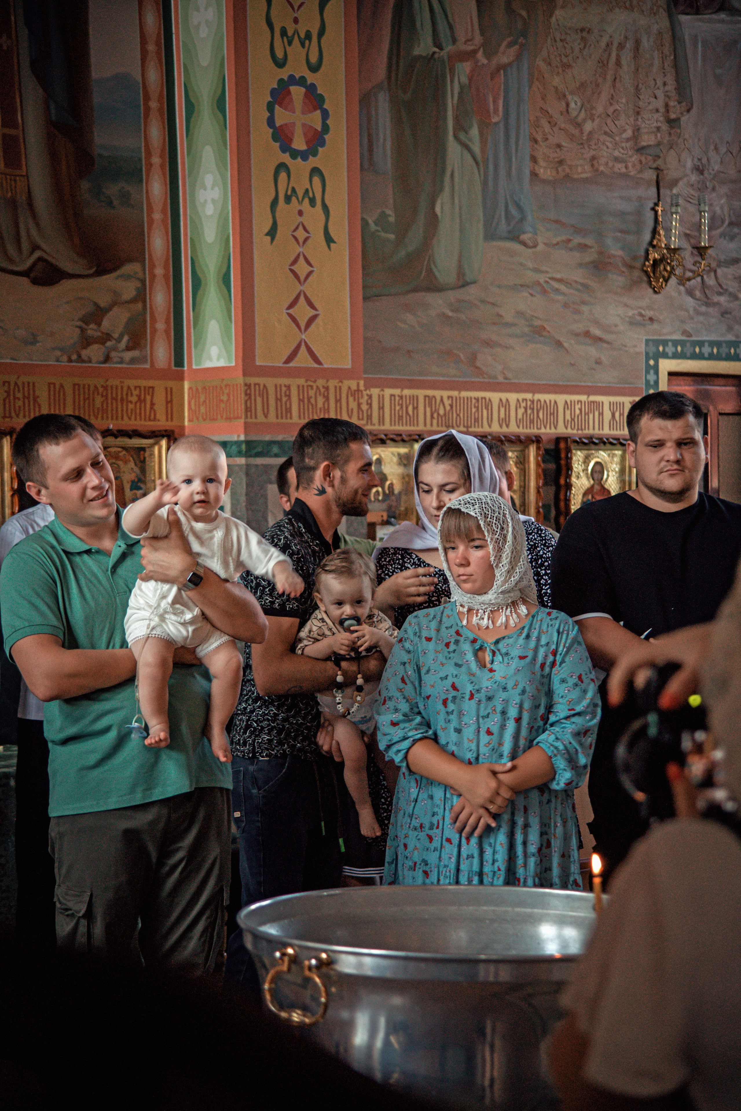 Общее крещение. Семейный и детский фотограф в Москве Ольга Кривенцова