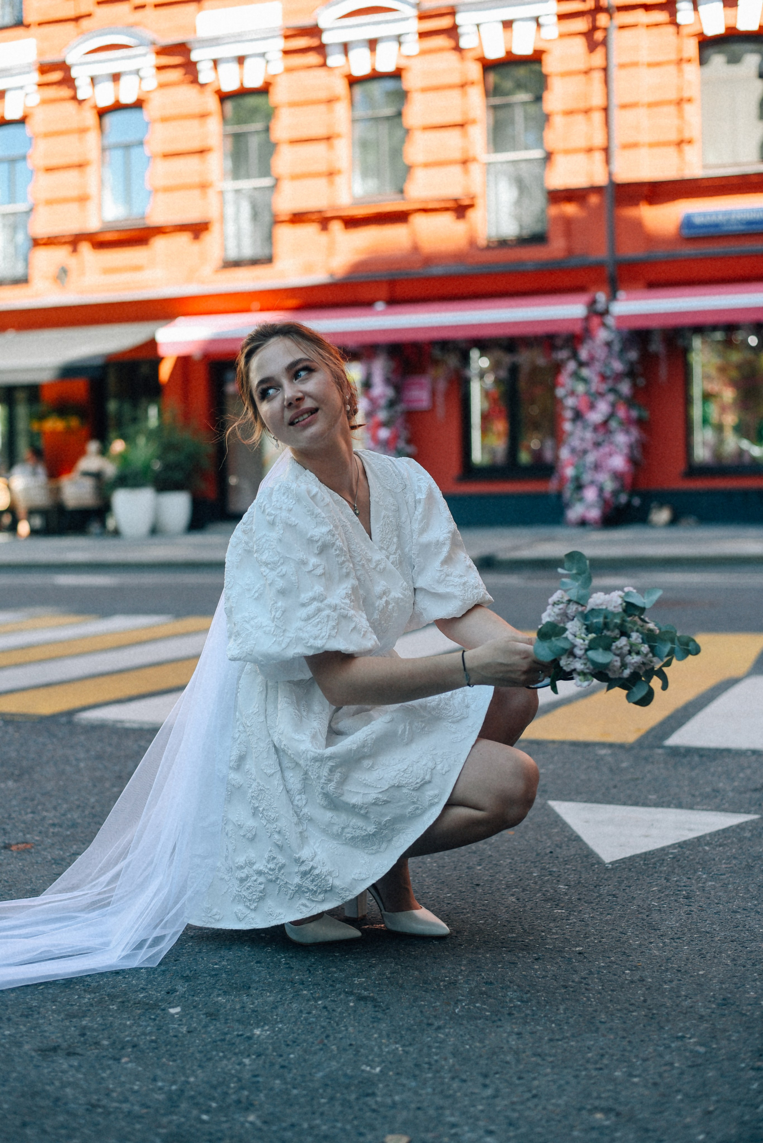 Андрей и Дарья ЗАГС № 4 Свадебная прогулка по городу. Фотограф Лола Волна, город Москва