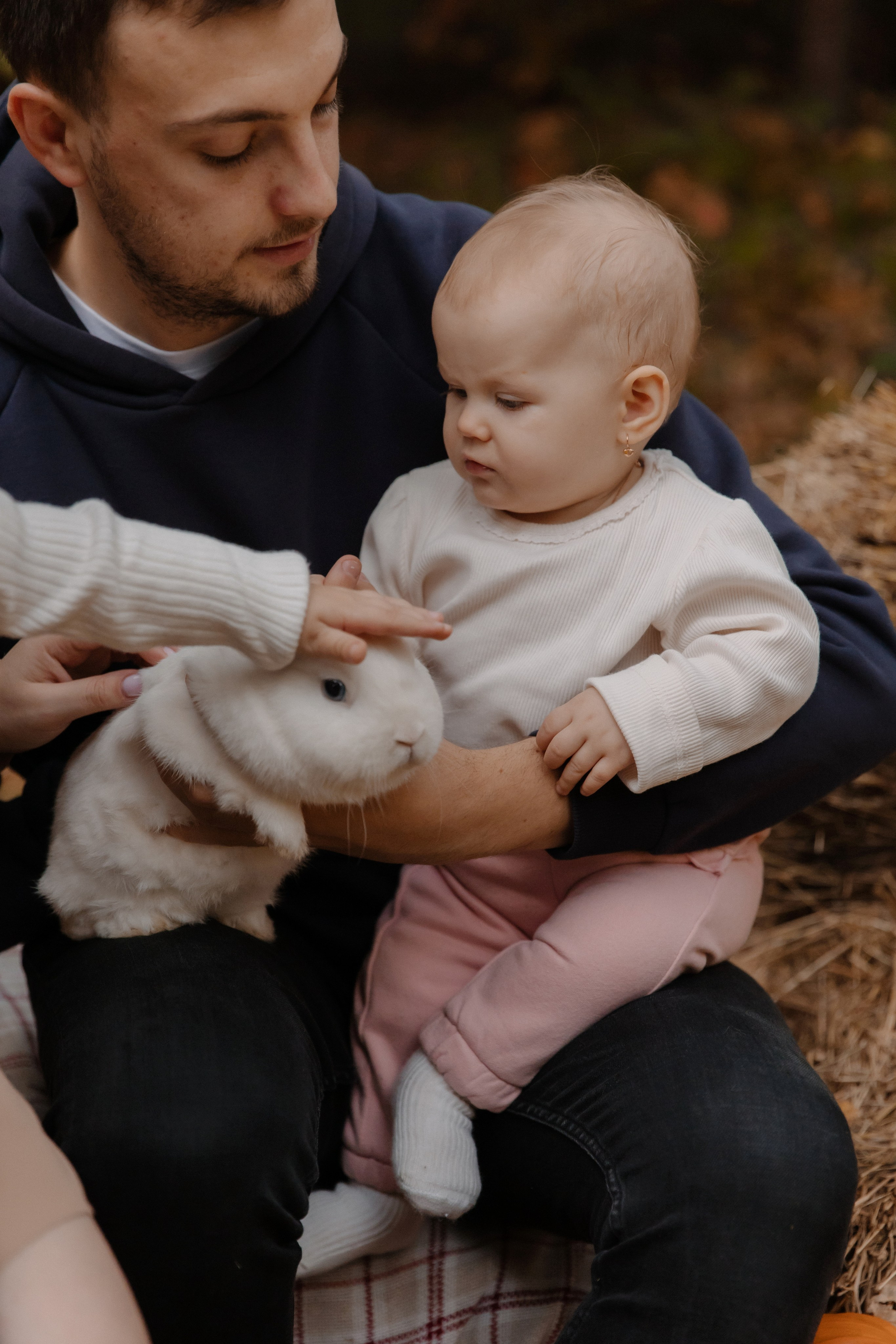 Съемка с кроликами. Семейный и свадебный фотограф в Москве и Зеленограде Пилипенко Юлия