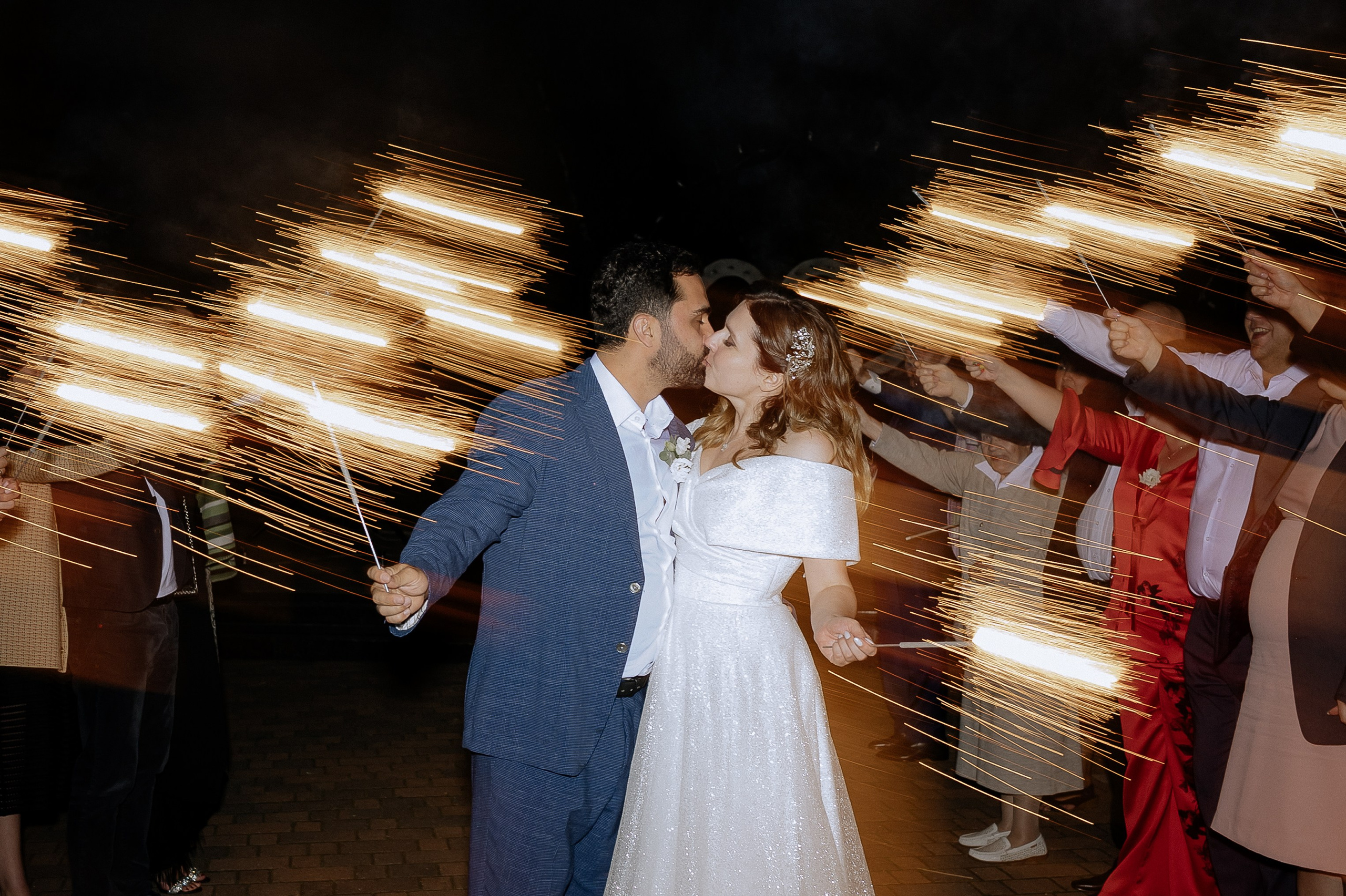 Бенгальские огни на свадьбе в Артиленд