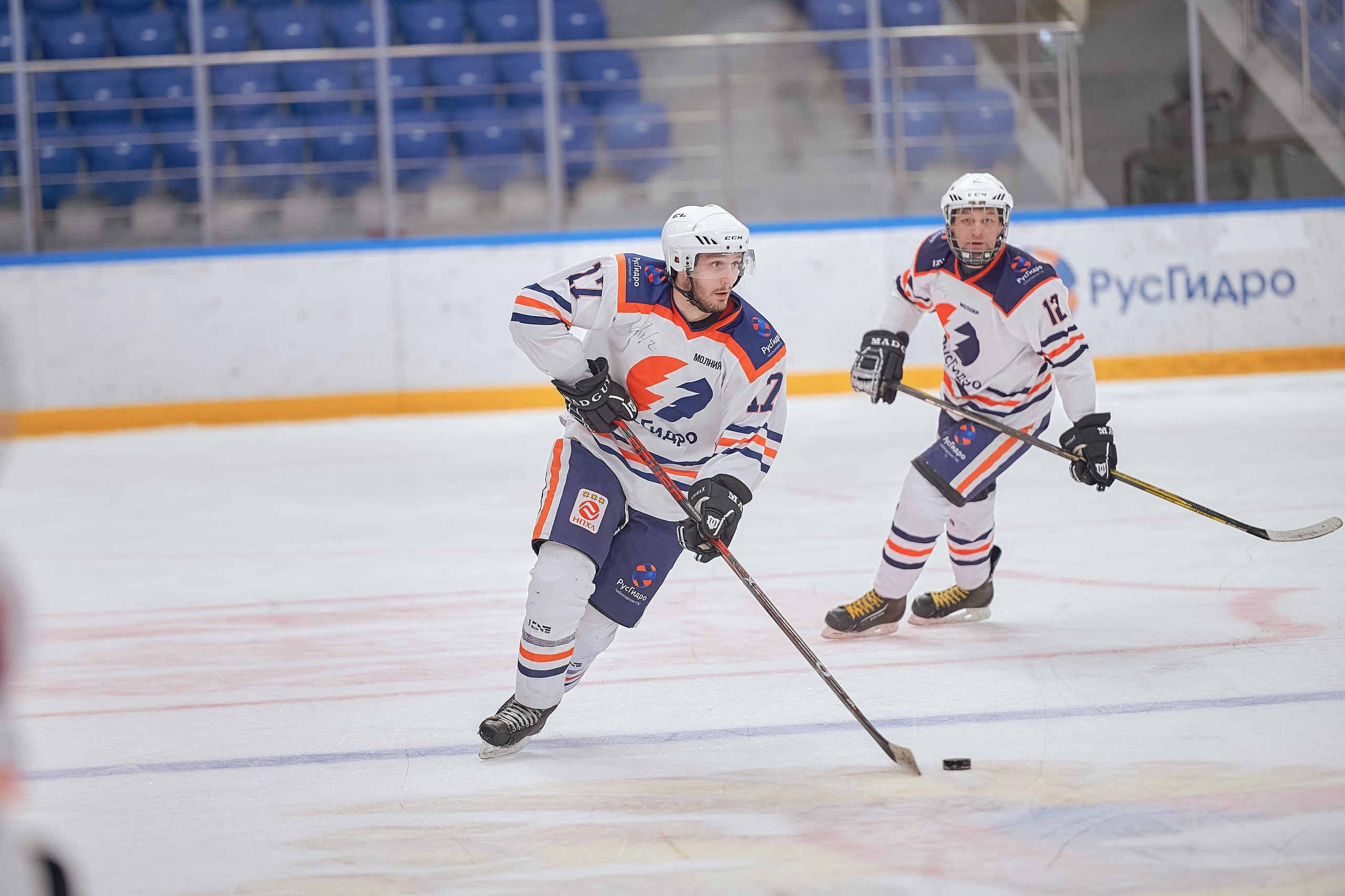 Портфолио репортажной фотосъёмки: Кристалл арена — Хоккей — РусГидро. Фотограф Яковлев Роман — Красноярск