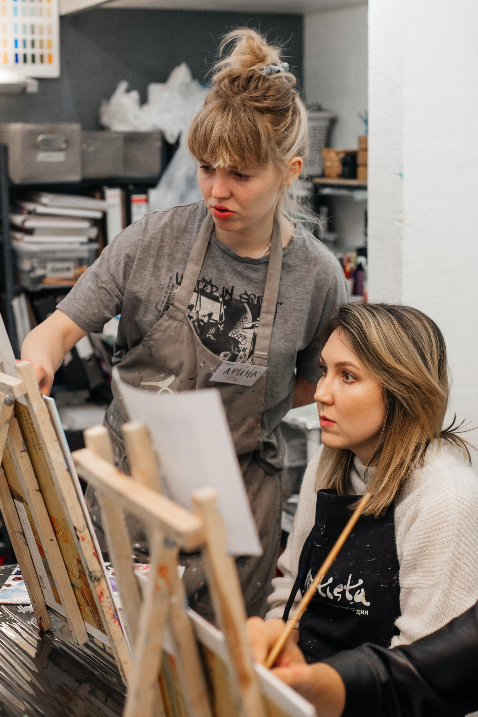 Artista. Мастер-класс по живописи. Семейный фотограф в Санкт-Петербурге Ева Маркова