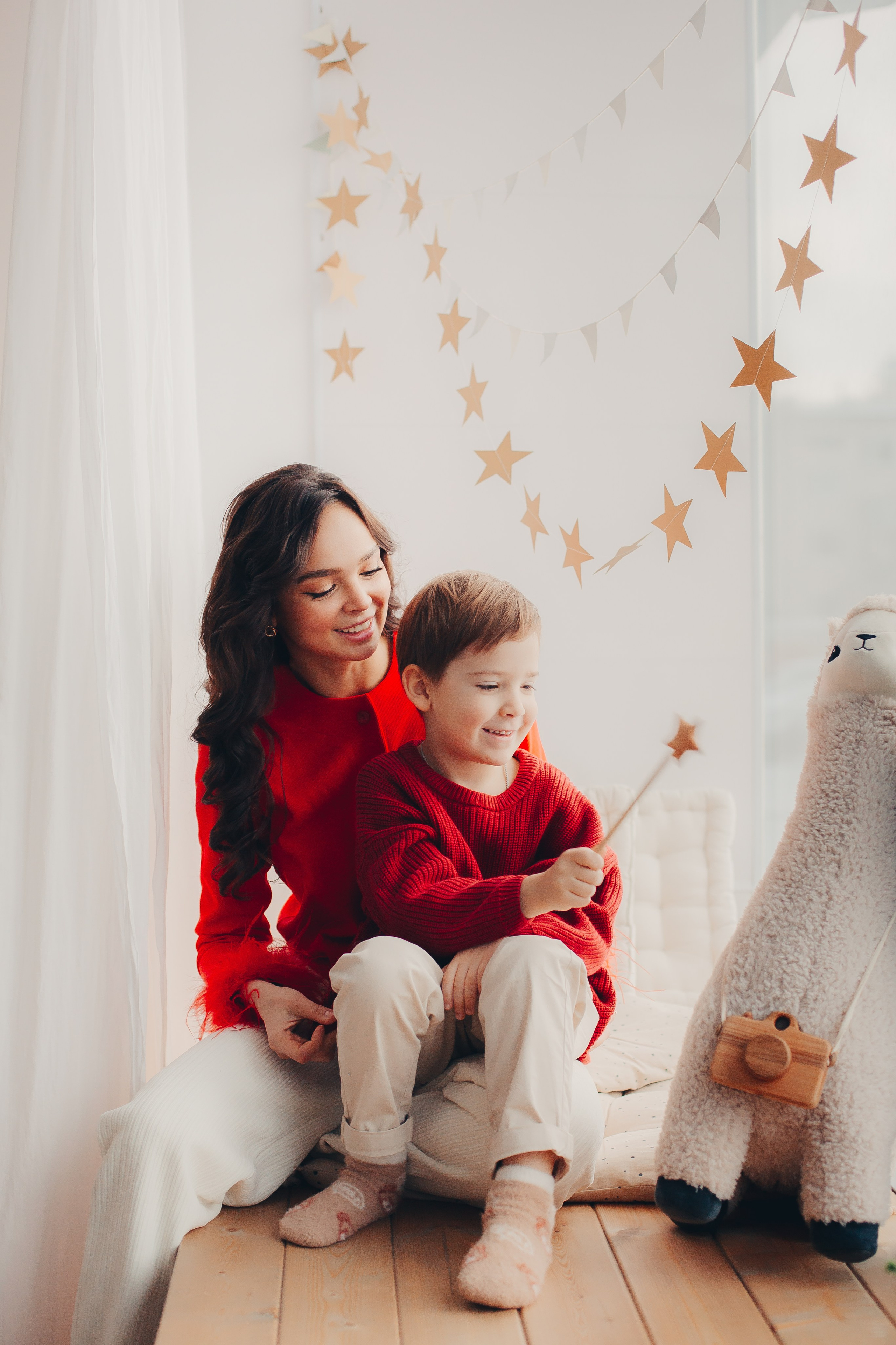Новогодняя съёмка в студии. Фотограф Евгения Мальцева, Архангельск