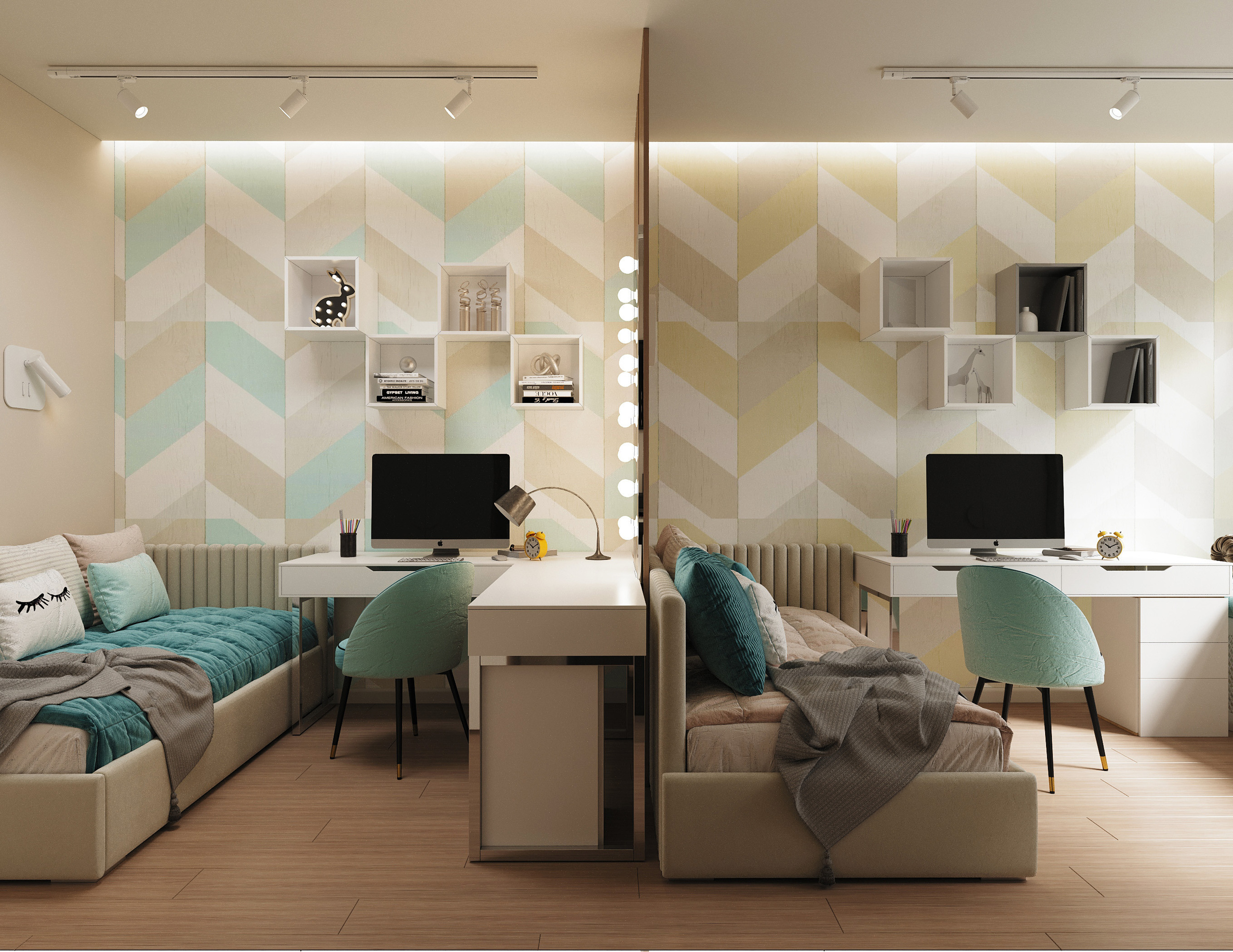 Визуализация, ЖК Седьмой Континент, вдохновение, интерьер, визуализация, гостиная, ODS