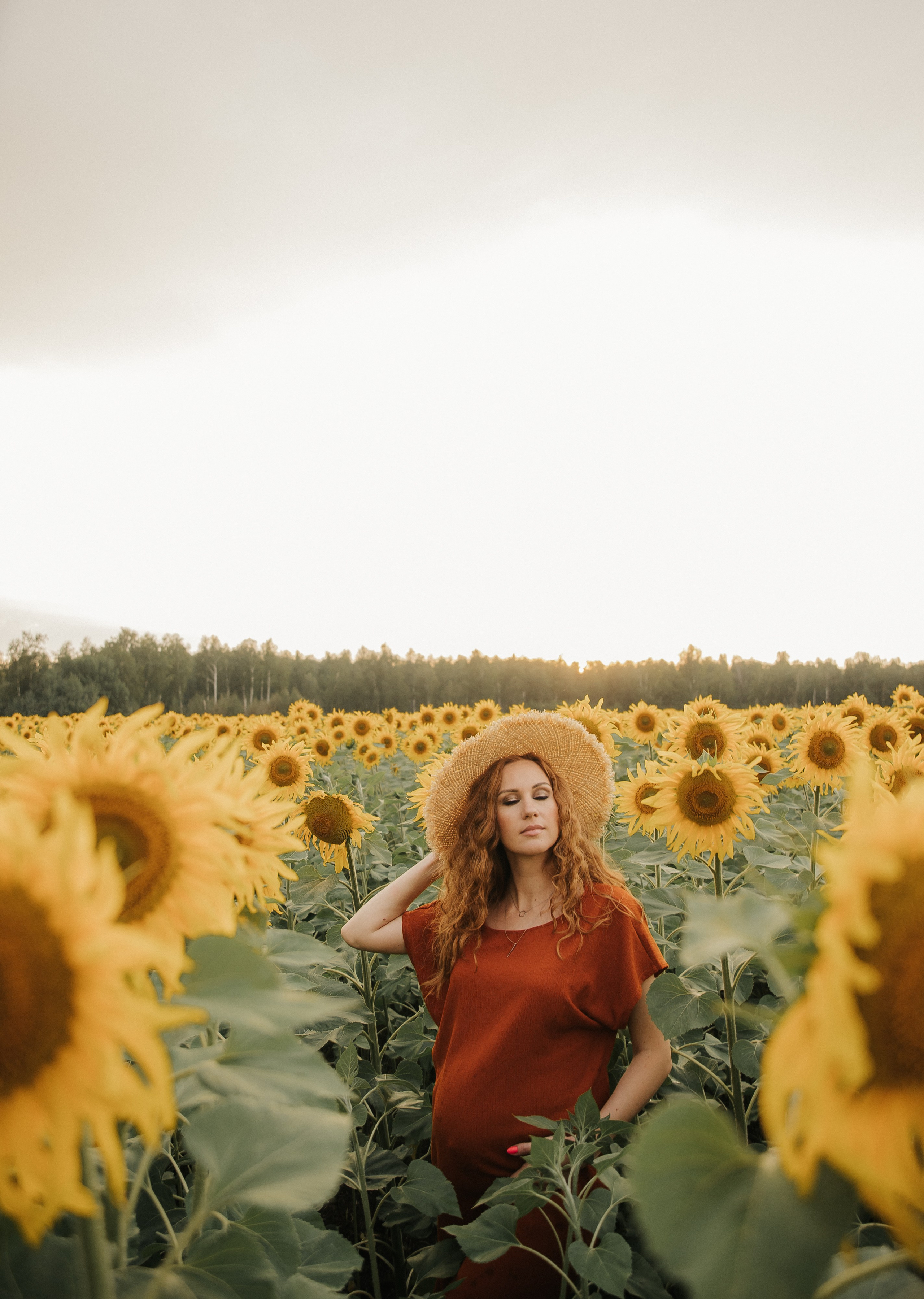 Лена и подсолнухи. Семейный и свадебный фотограф в Челябинске Юлия Софьина