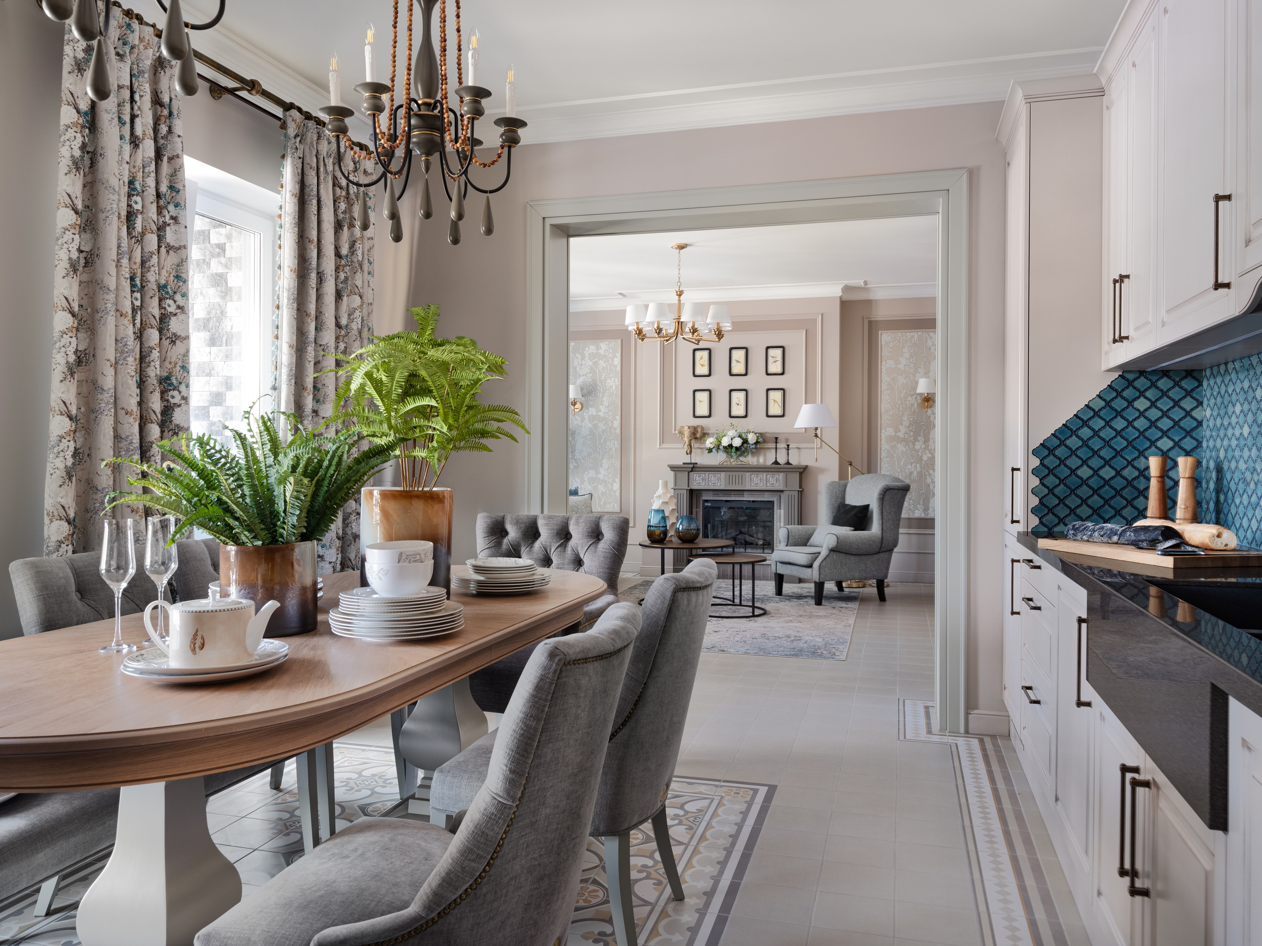 Загородный дом в классическом стиле. Фотограф Наталья Вершинина