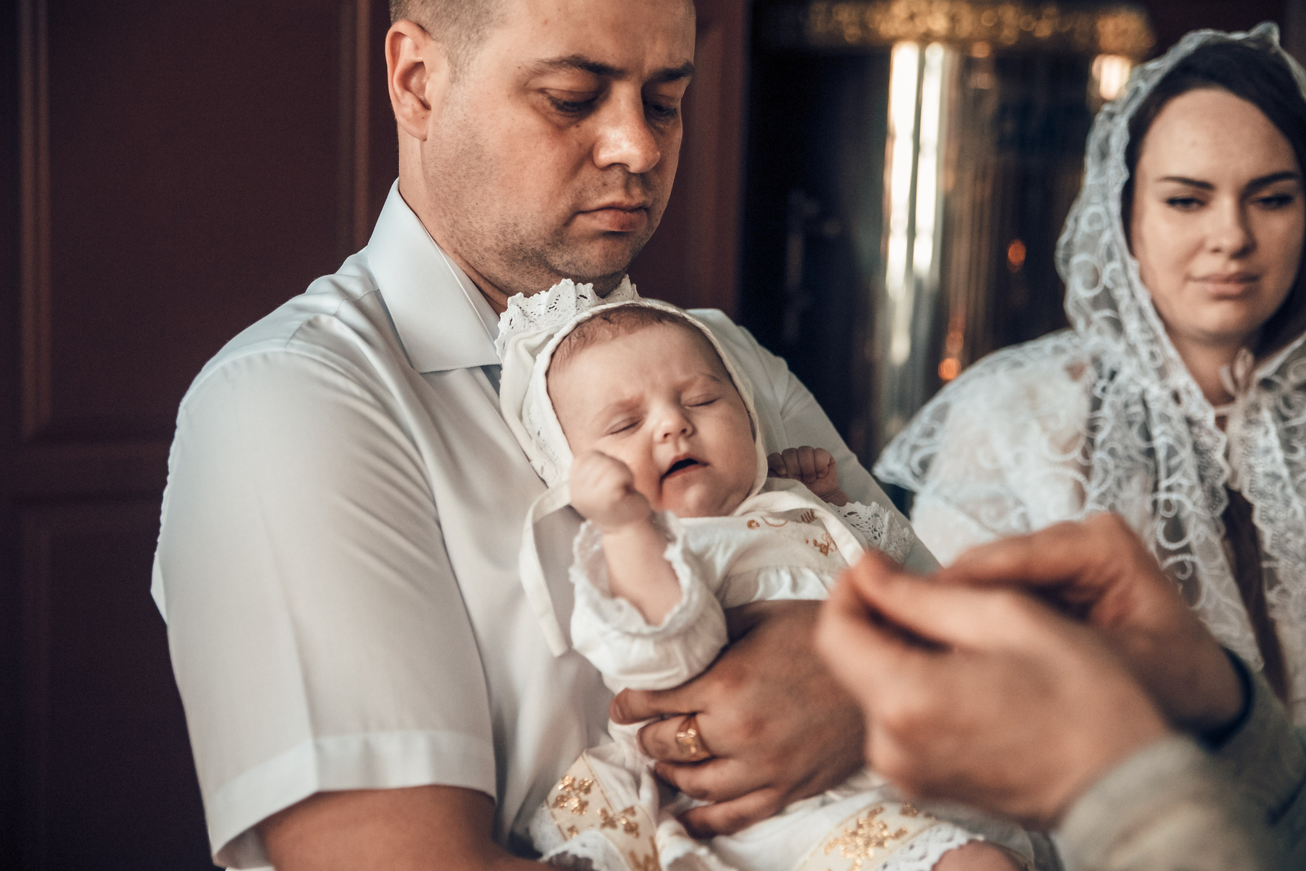 Крещение Василисы. Семейный фотограф в Калуге Ирина Ушакова. Фотограф на роды