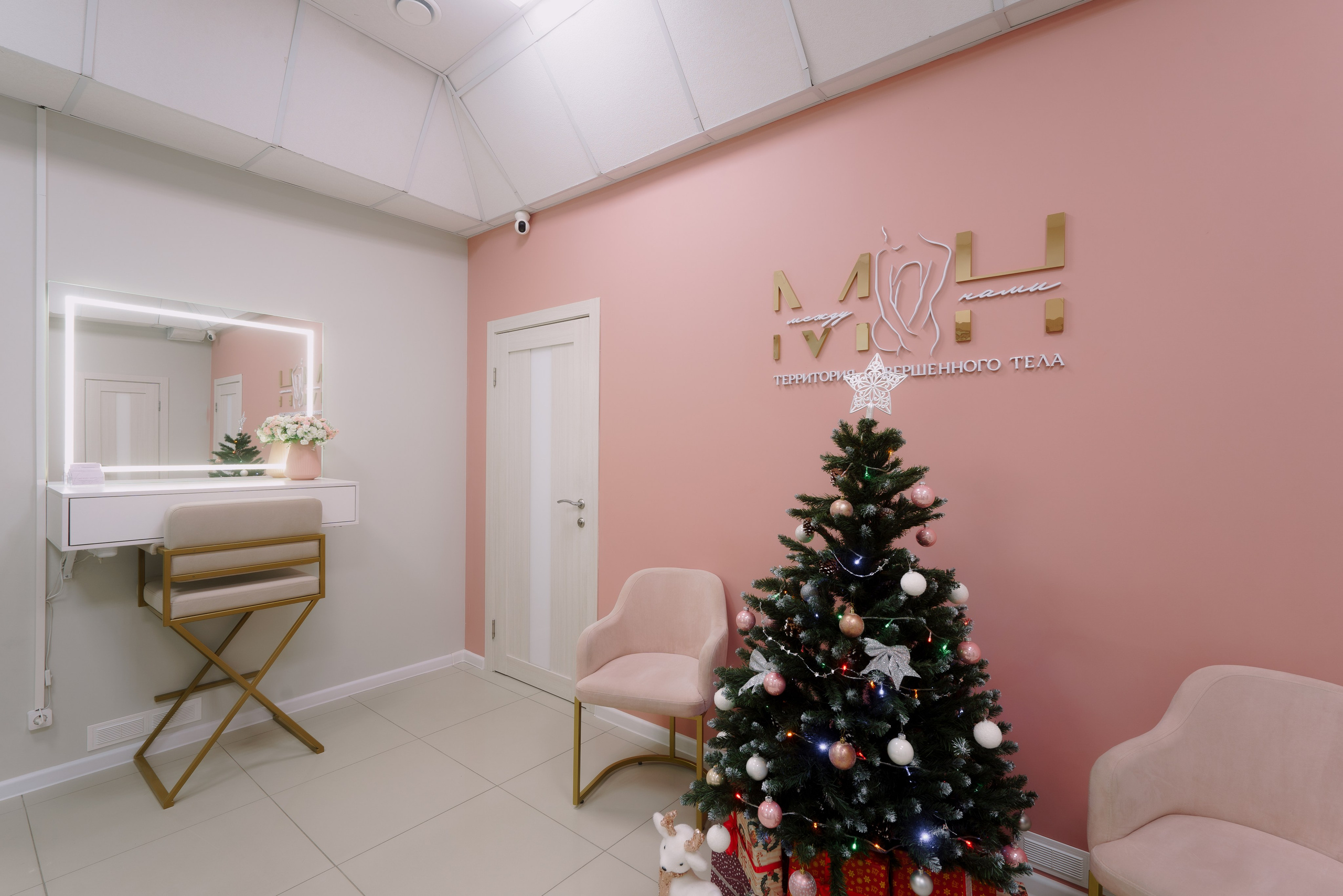 Интерьерное фото ресепшена в салоне красоты