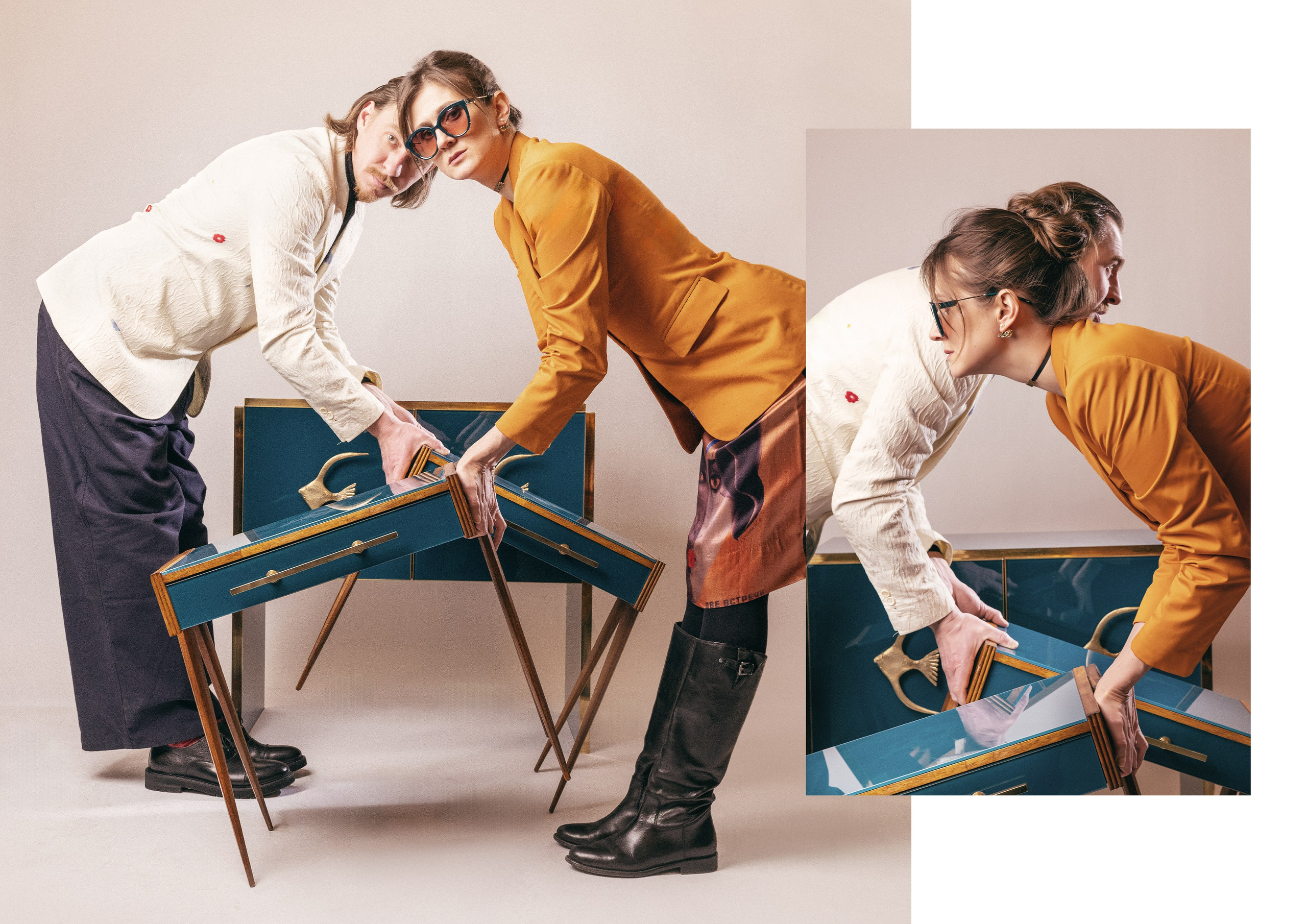 Основатели «Живых вещей» Эльвира и Никита. Фотограф в Москве Максим Быков