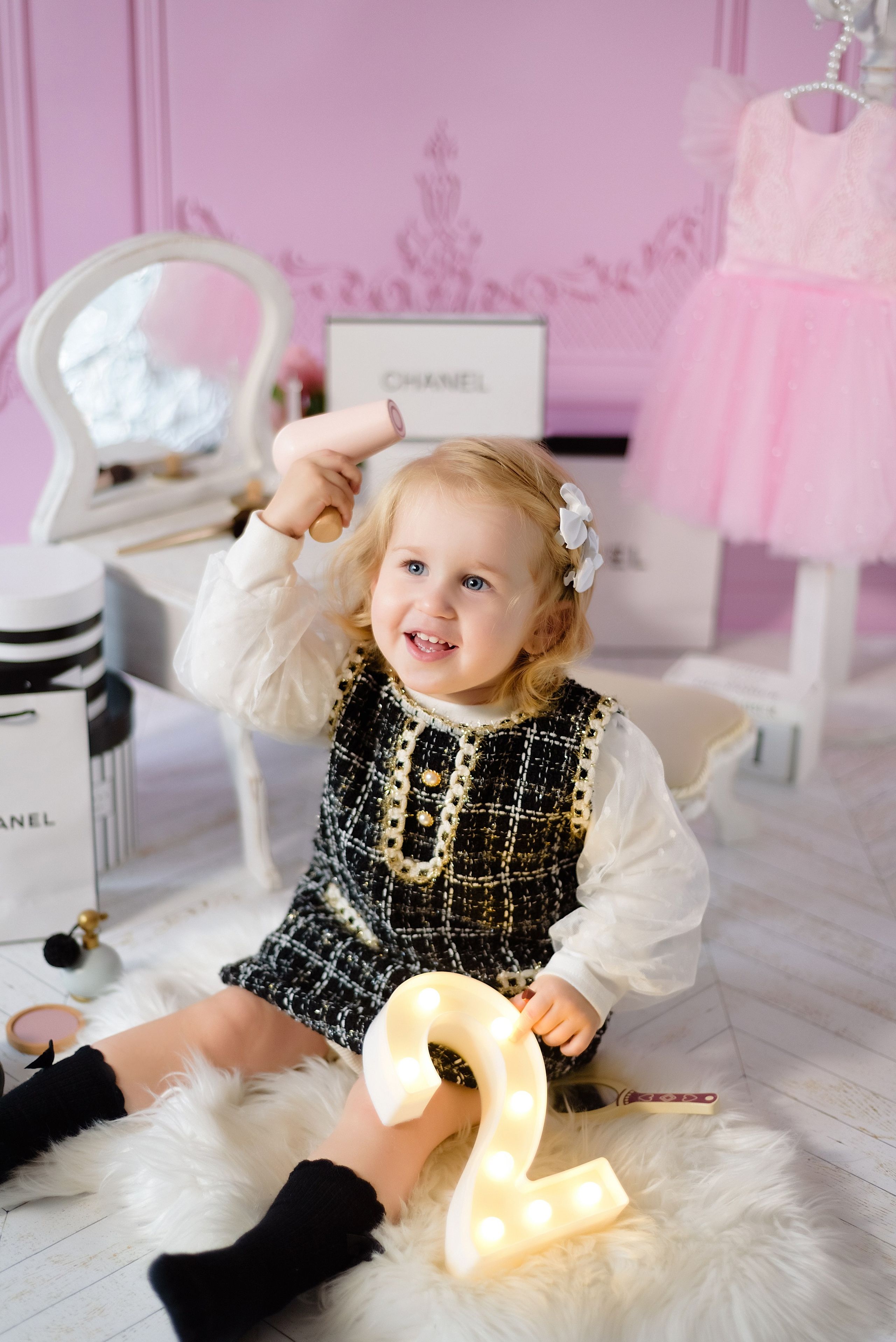 «Шанель» Устинья 2 годика. Детский Фотограф |Фотограф на годик в Брянске Ирина Романова