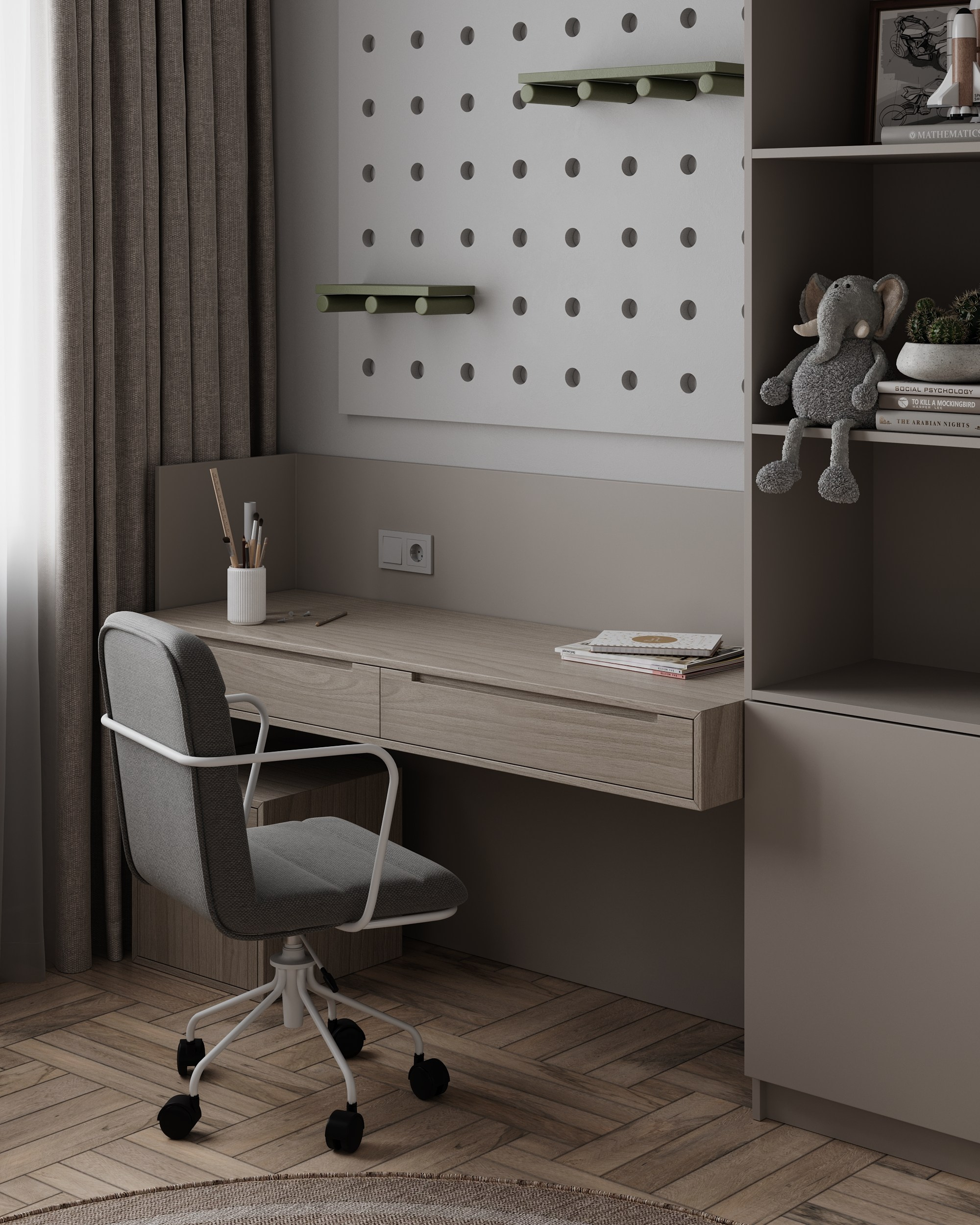 Квартира / 2023. 3D-сцены интерьеров в 3ds Мах: сборка по ТЗ для визуализаторов