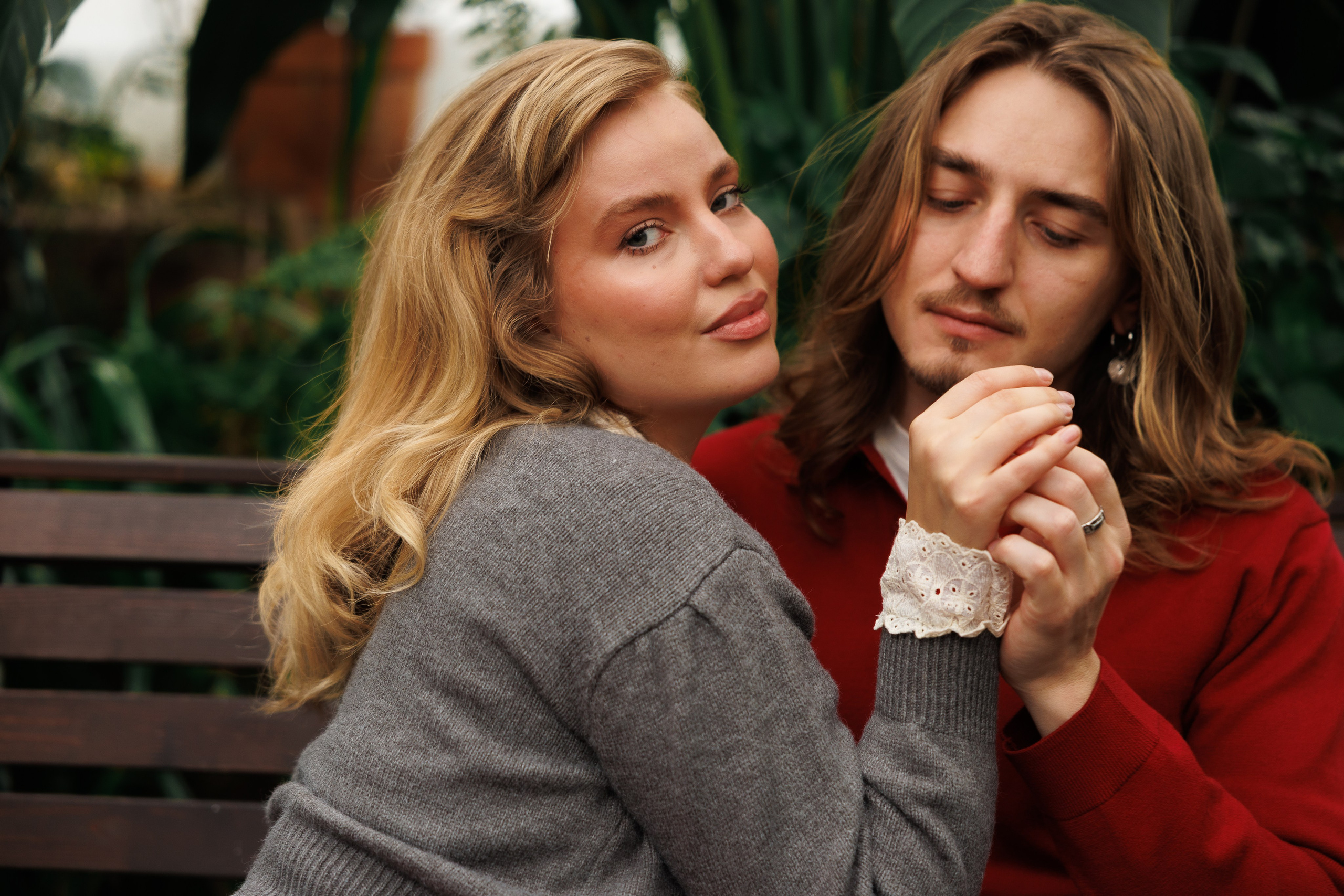 Предложение в оранжерее. Свадебный и семейный фотограф в Москве Красинская Мария