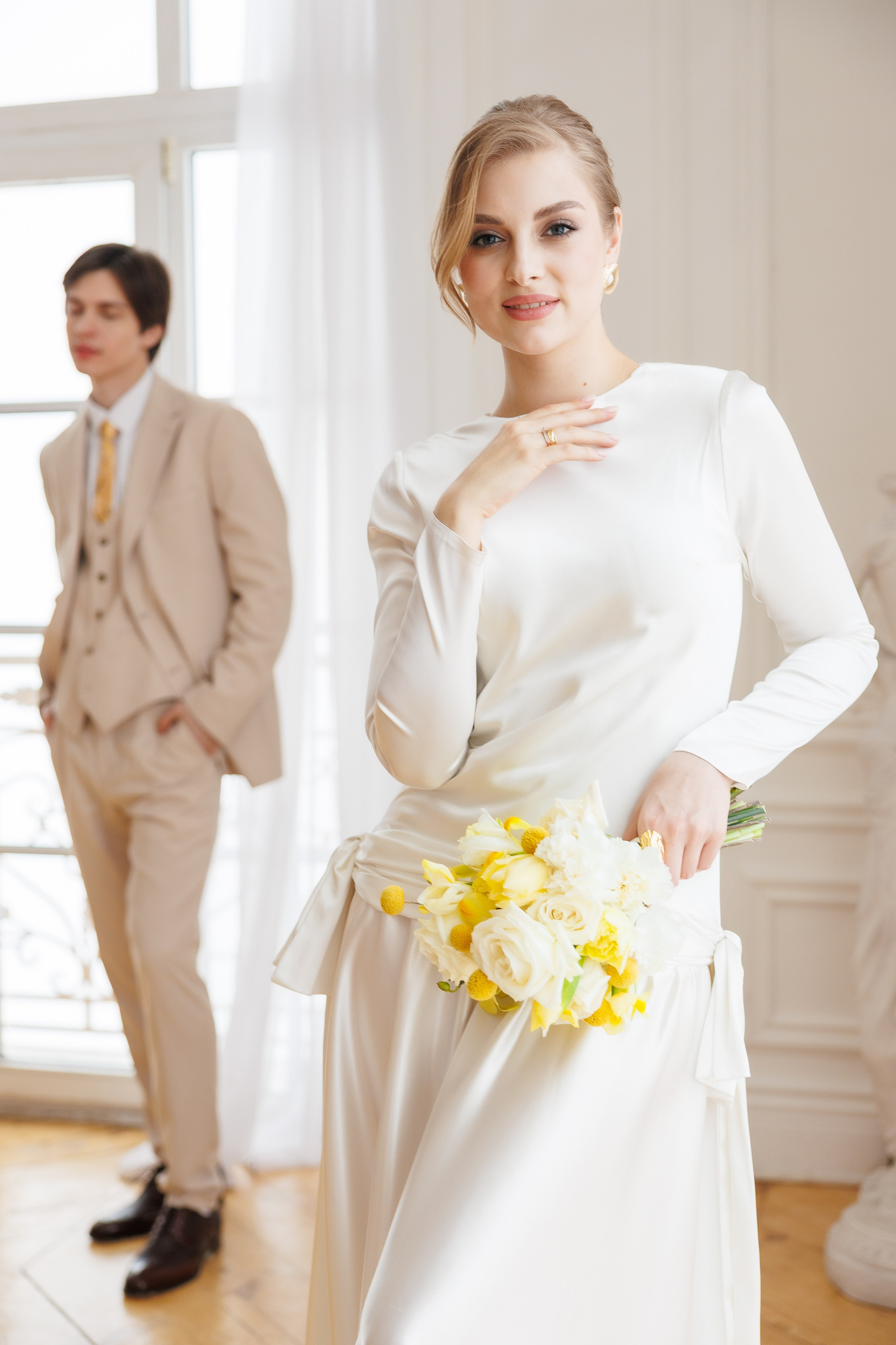 Камерная свадьба: весеннее настроение. Свадебный и семейный фотограф в Москве Красинская Мария