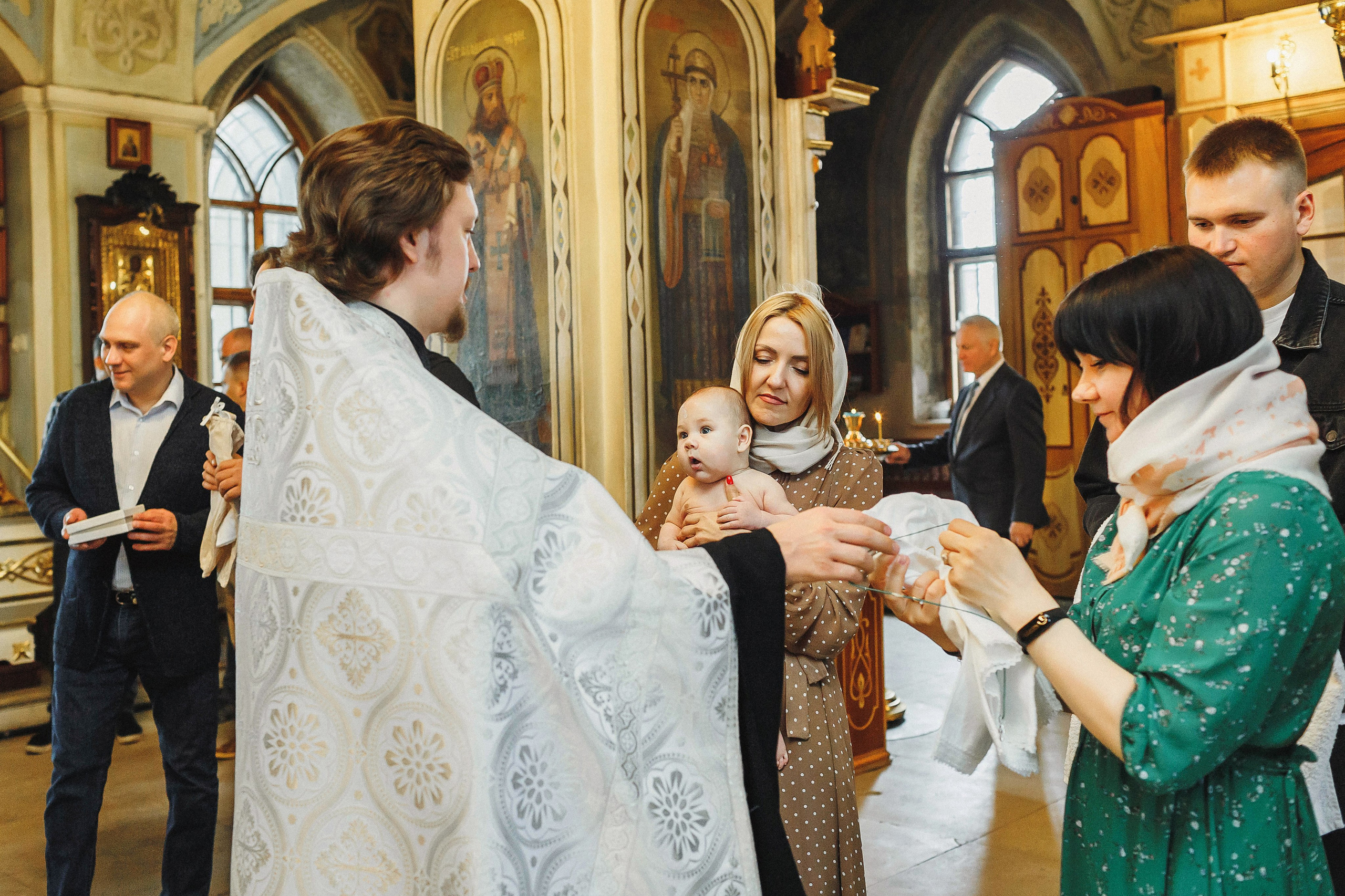 Таинство крещения в Люберцах и Москве. Фотограф в Москве и Люберцах Анна Ушакова