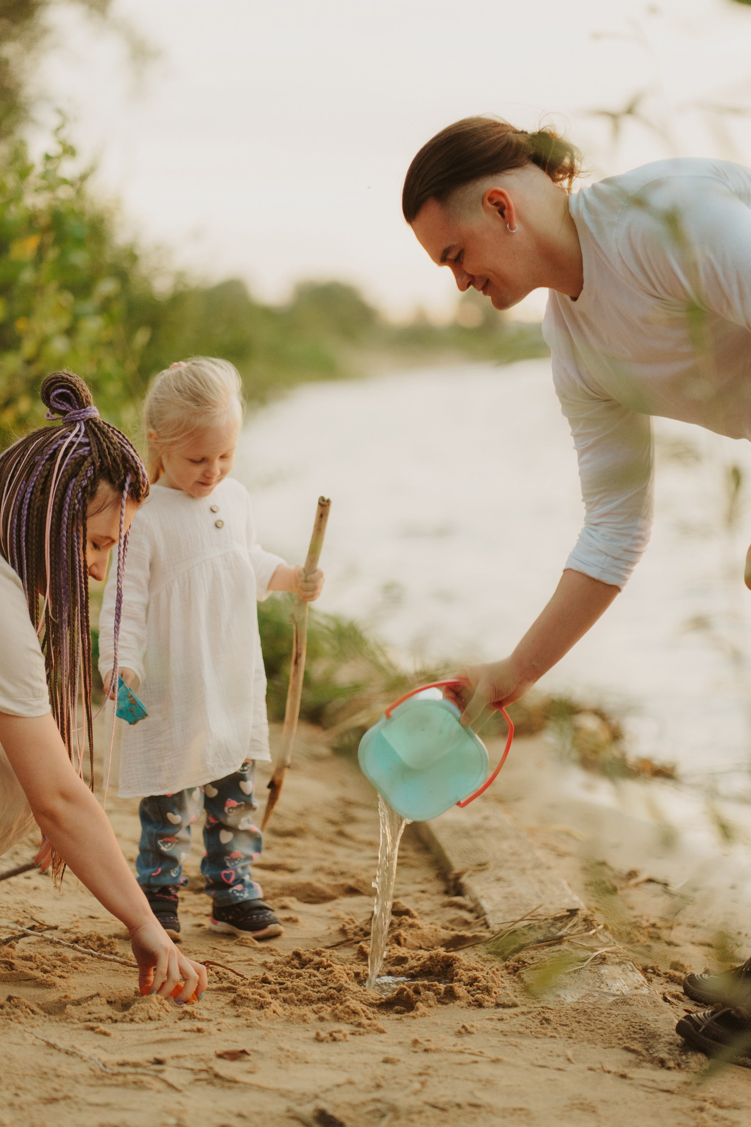 Женя, Рита и приключение Есени на берегу Волги. Фотограф Анна Кузнецова | Казань | Красная Поляна, Сириус, Сочи