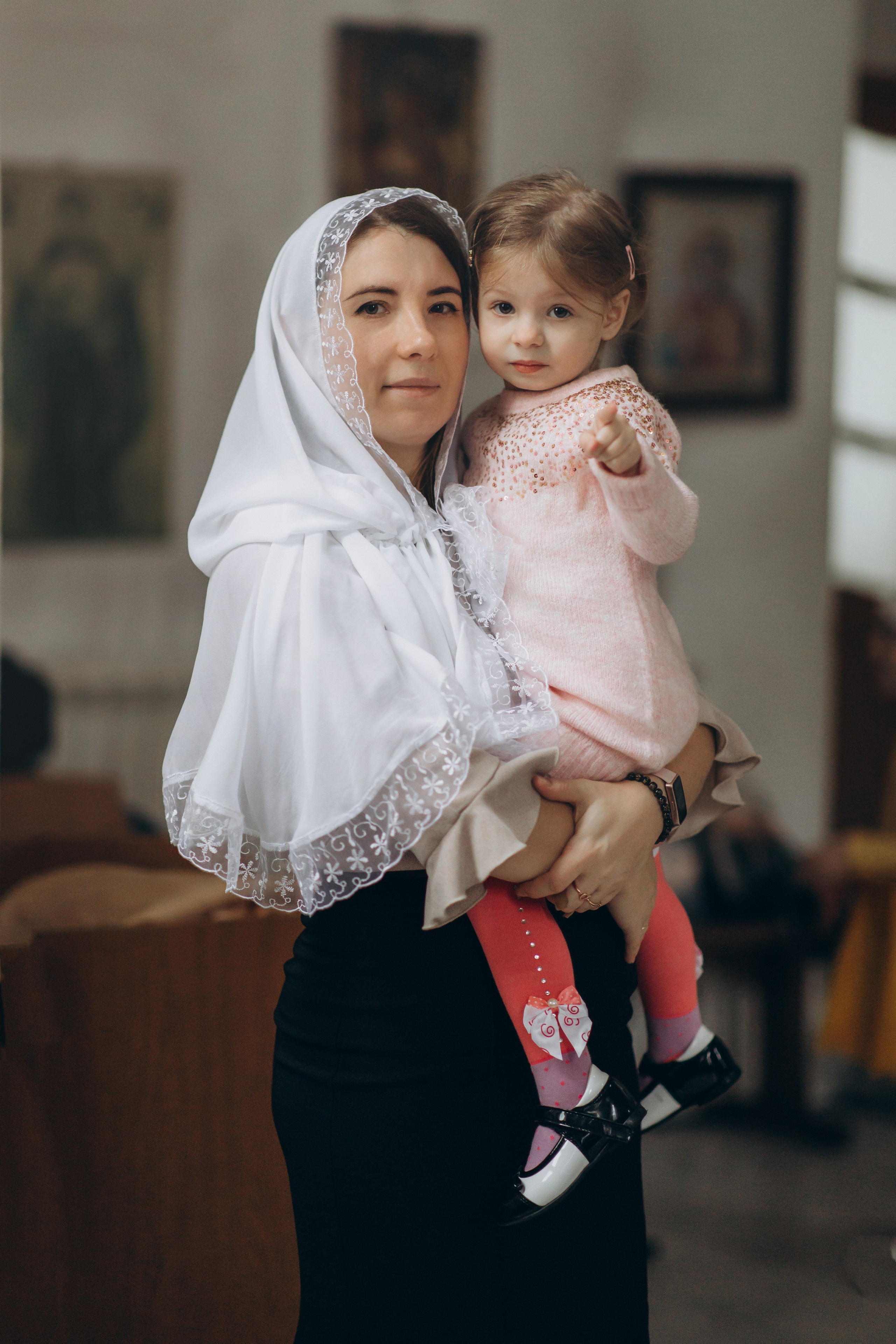 Крещение Веры. Фотограф на крещение в Рязани. Семейный фотограф