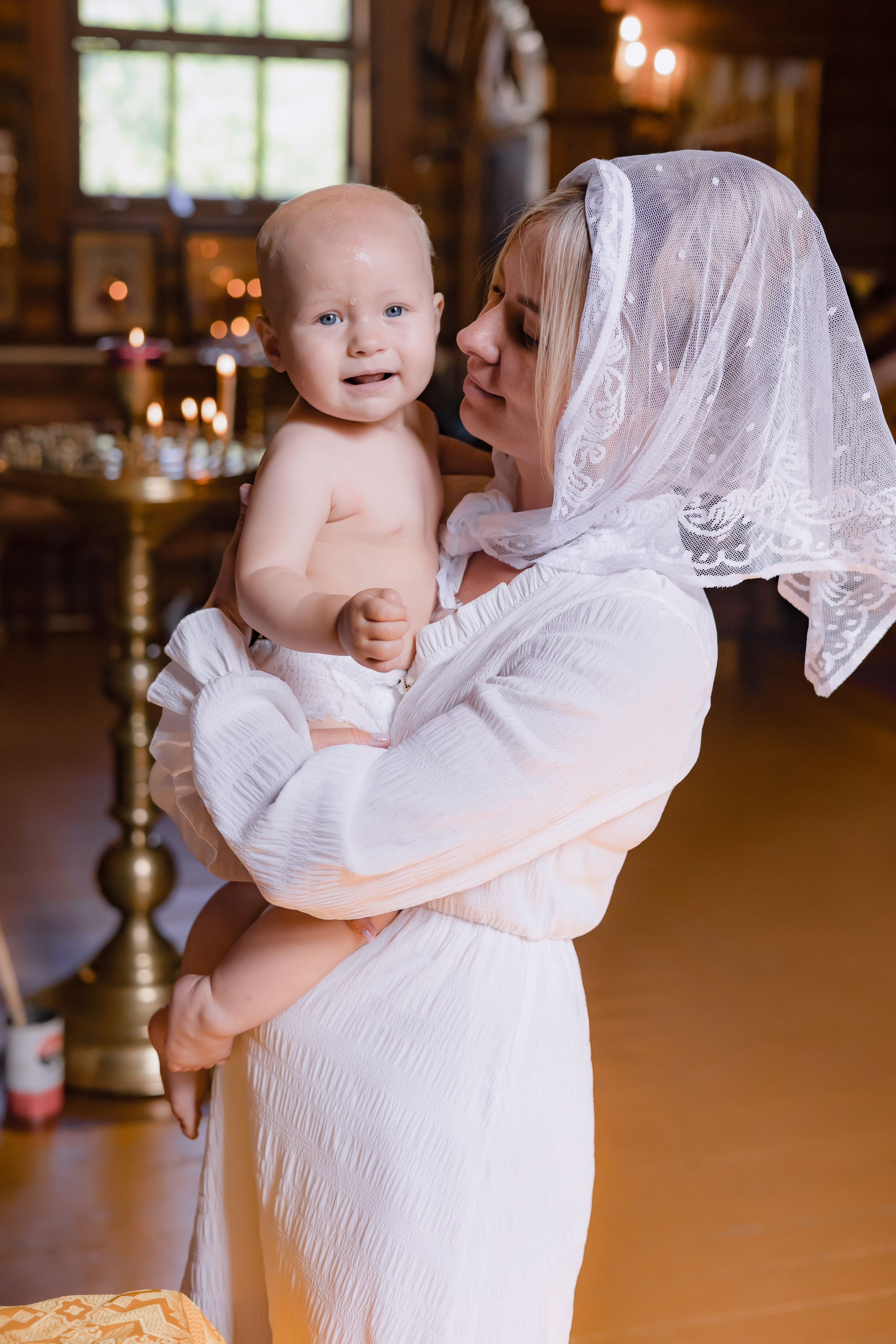 Крещение Миланы «Храм святителя Филарета». Детский и семейный фотограф Евгения Вахнеева Москва Зеленоград