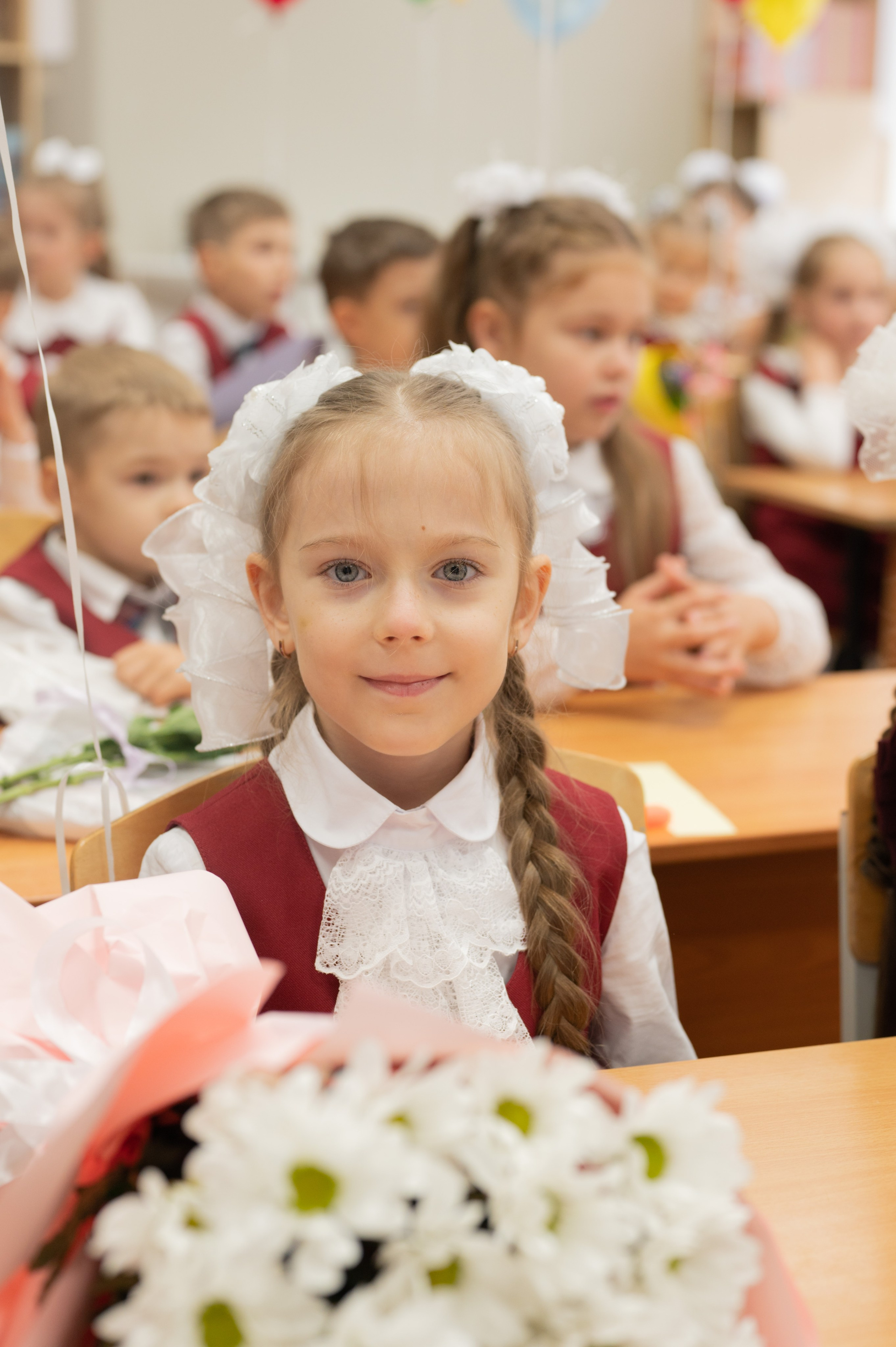 1 сентября 1 К 16 гимназия репортаж, линейка +в классе. Фотограф новорожденных, семейный детский в Тюмени Татьяна Морозова