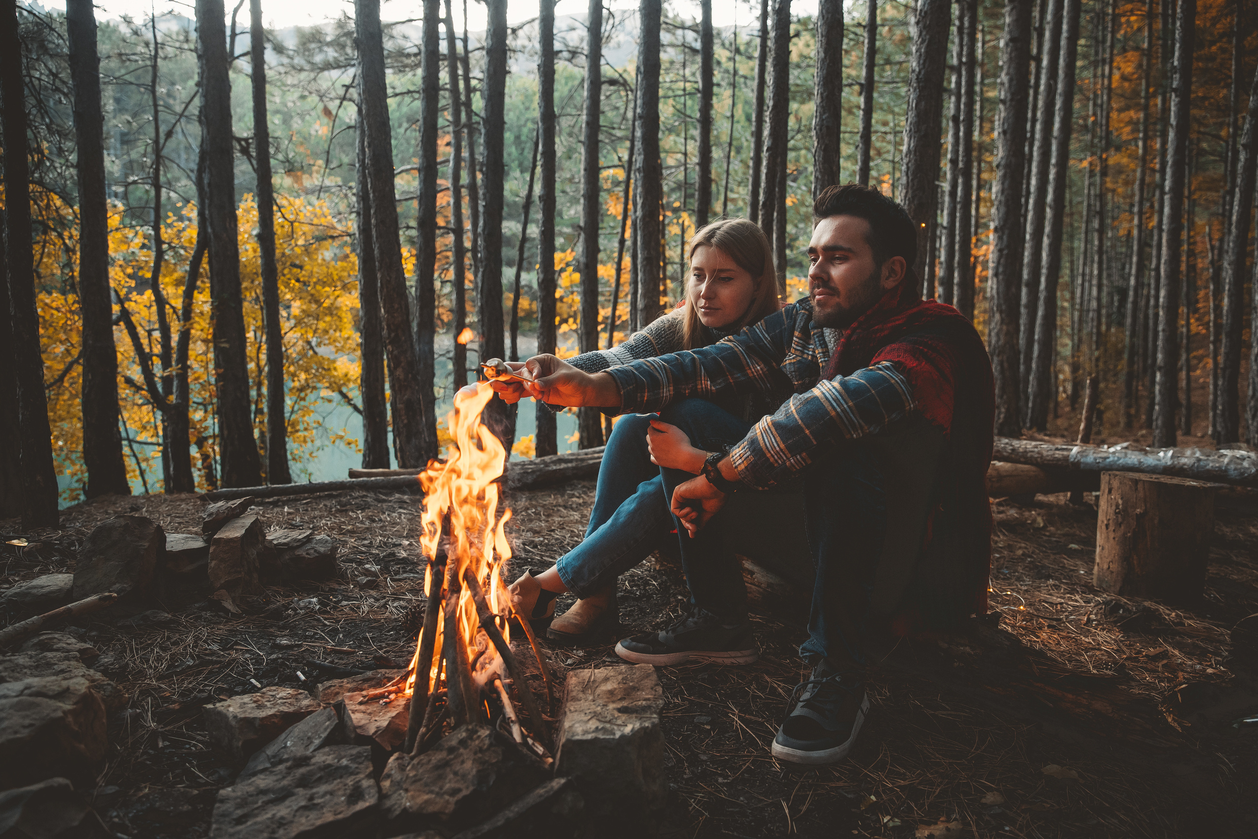 У костра. Свадебный и семейный фотограф Харольцева Наталья