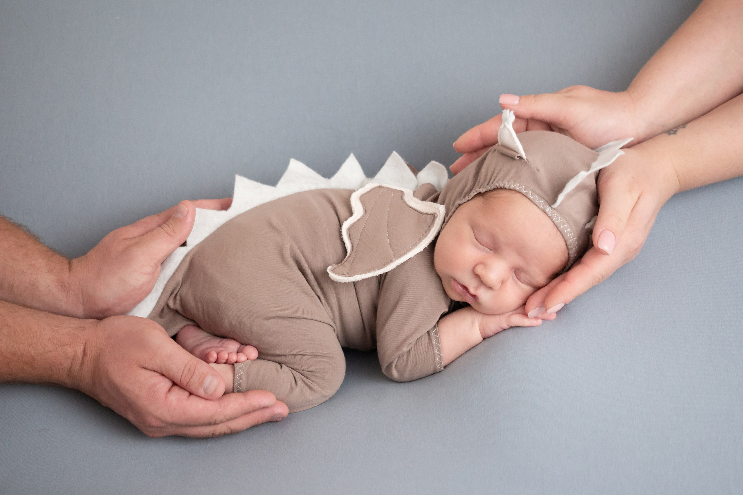 Классический стиль newborn. Фотограф новорождённых Анапа Елена Кушнарь