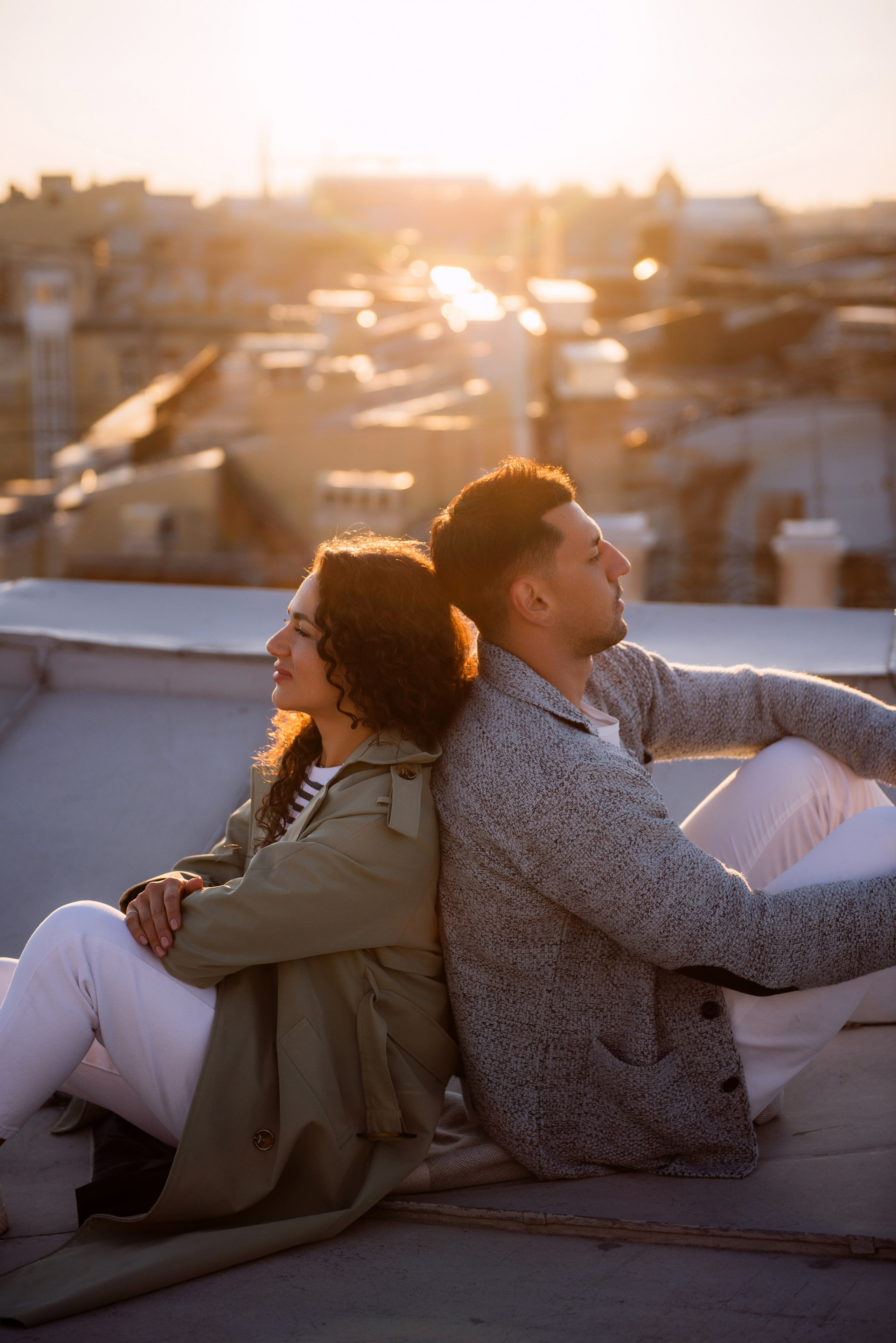 Love story на крышах Питера. Фотограф в Москве Алёна Степутенко
