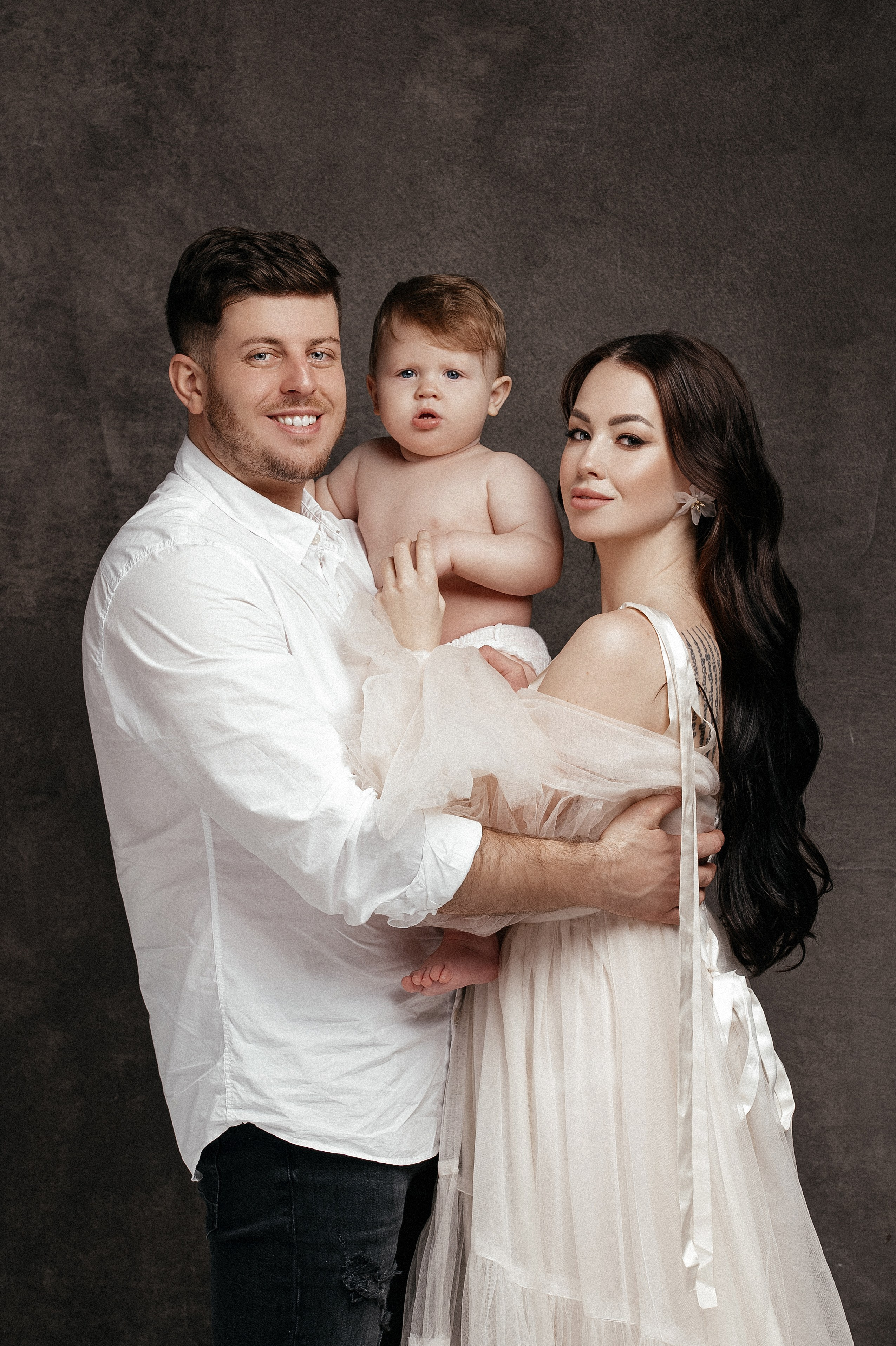 Стас, Анастасия и маленький Марк. Свадебный и студийный фотограф Ирина Котикова