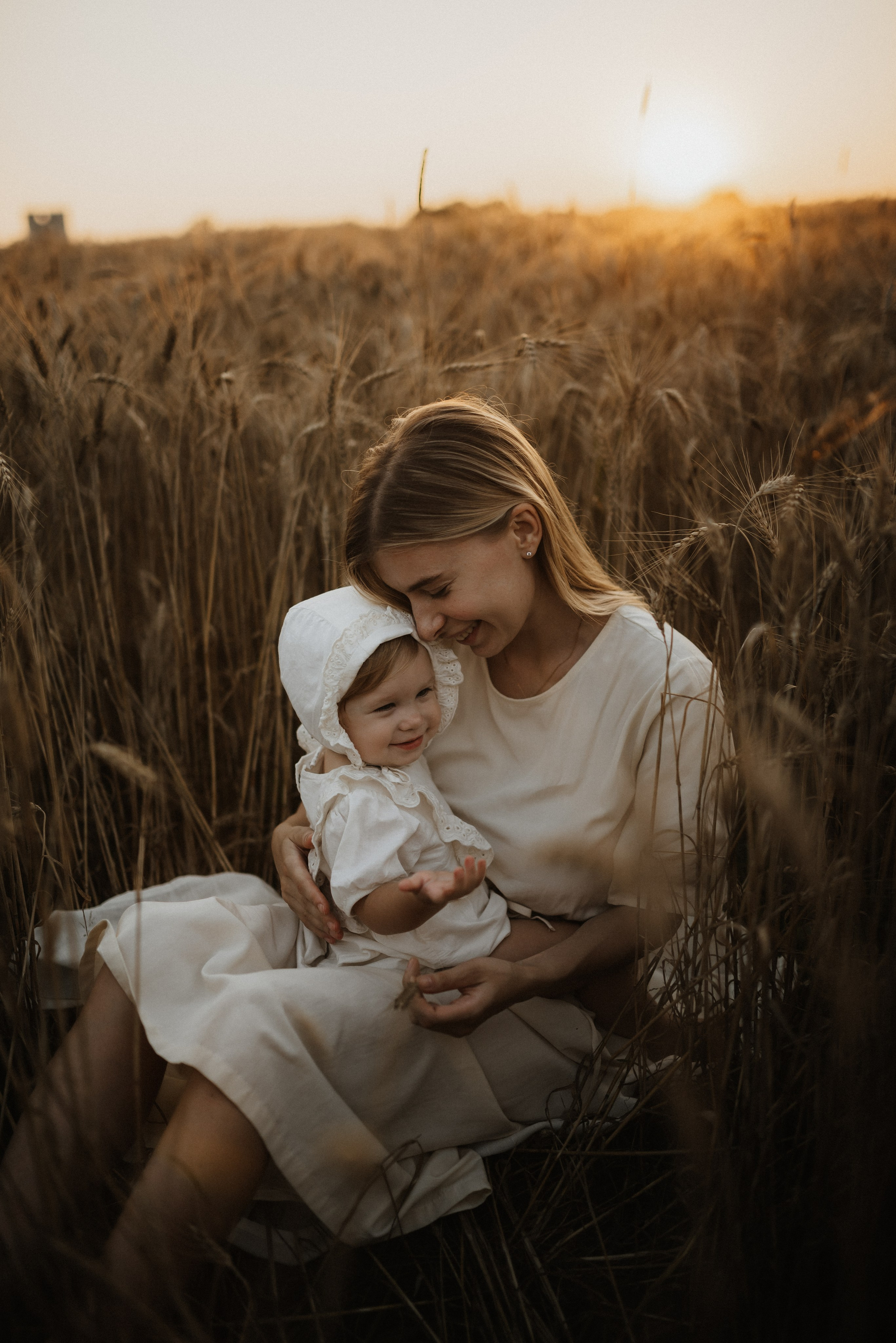 Красивая закатная история мамы и дочки. Фотограф Алексин, Тула