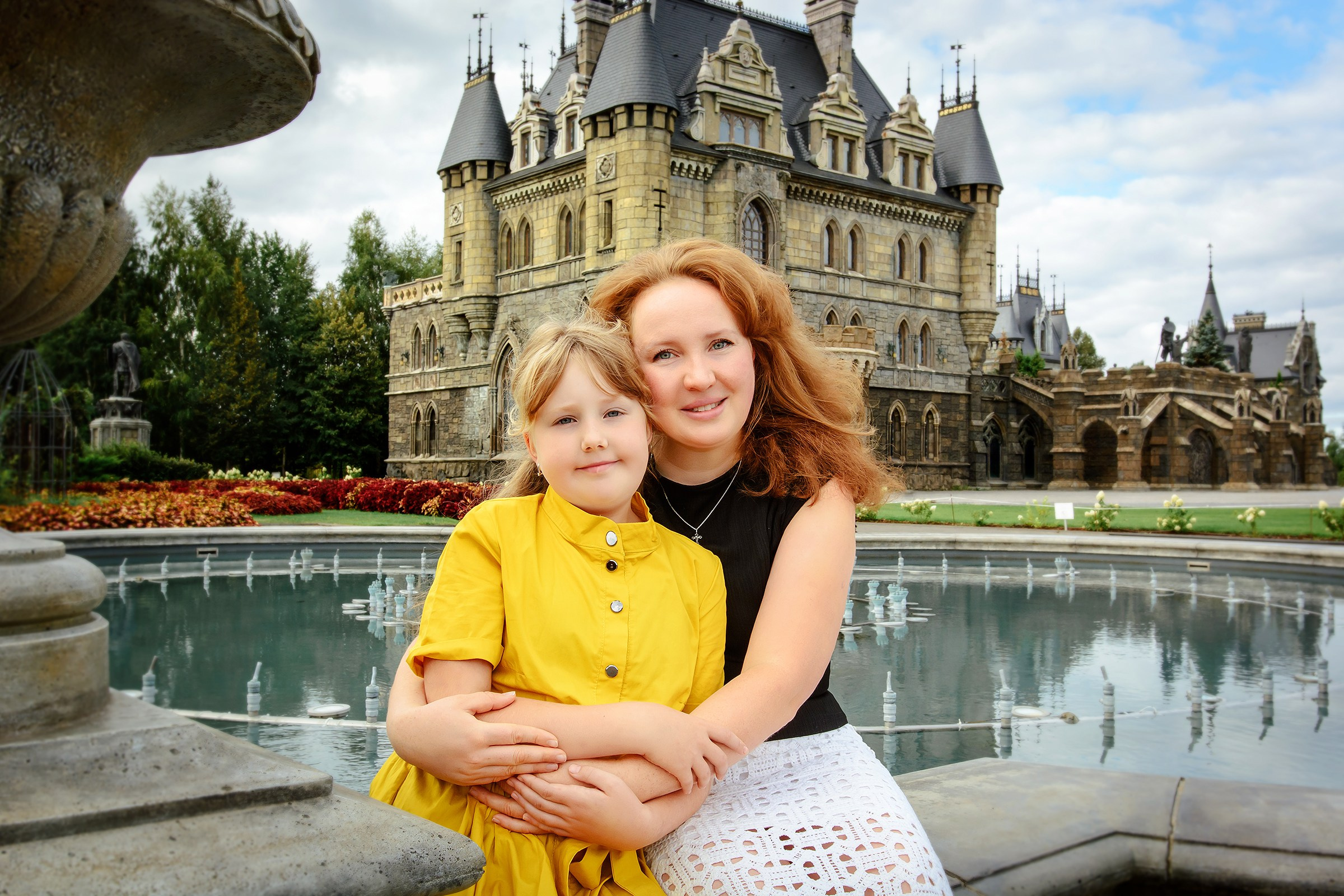 Семейная фотосессия у Замка Гарибальди. Фотограф Оксана Сафонова г. Тольятти