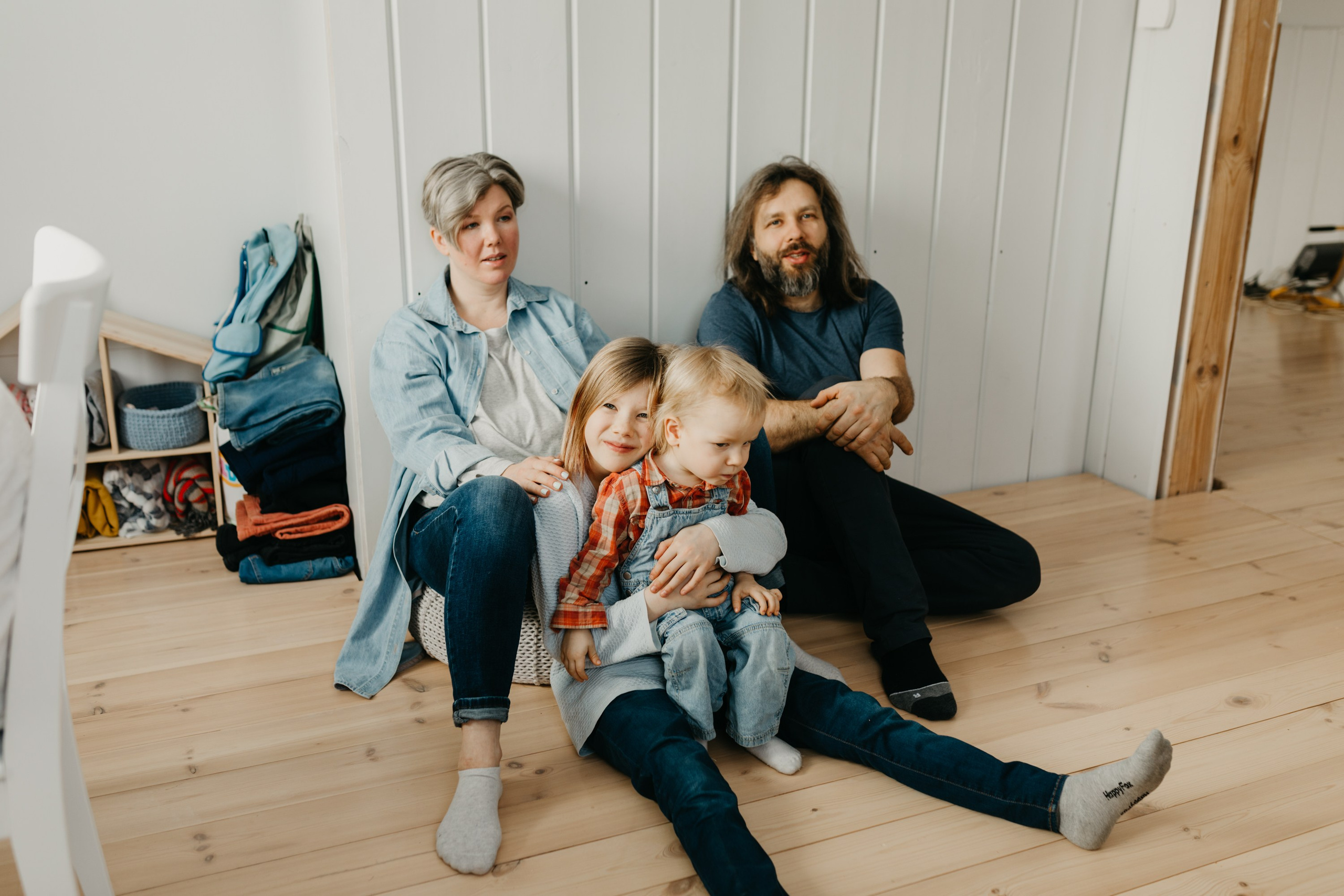 Рождественская Новогодняя Семейная Фотосессия дома. Семейный фотограф Маша Тимофеева | Москва