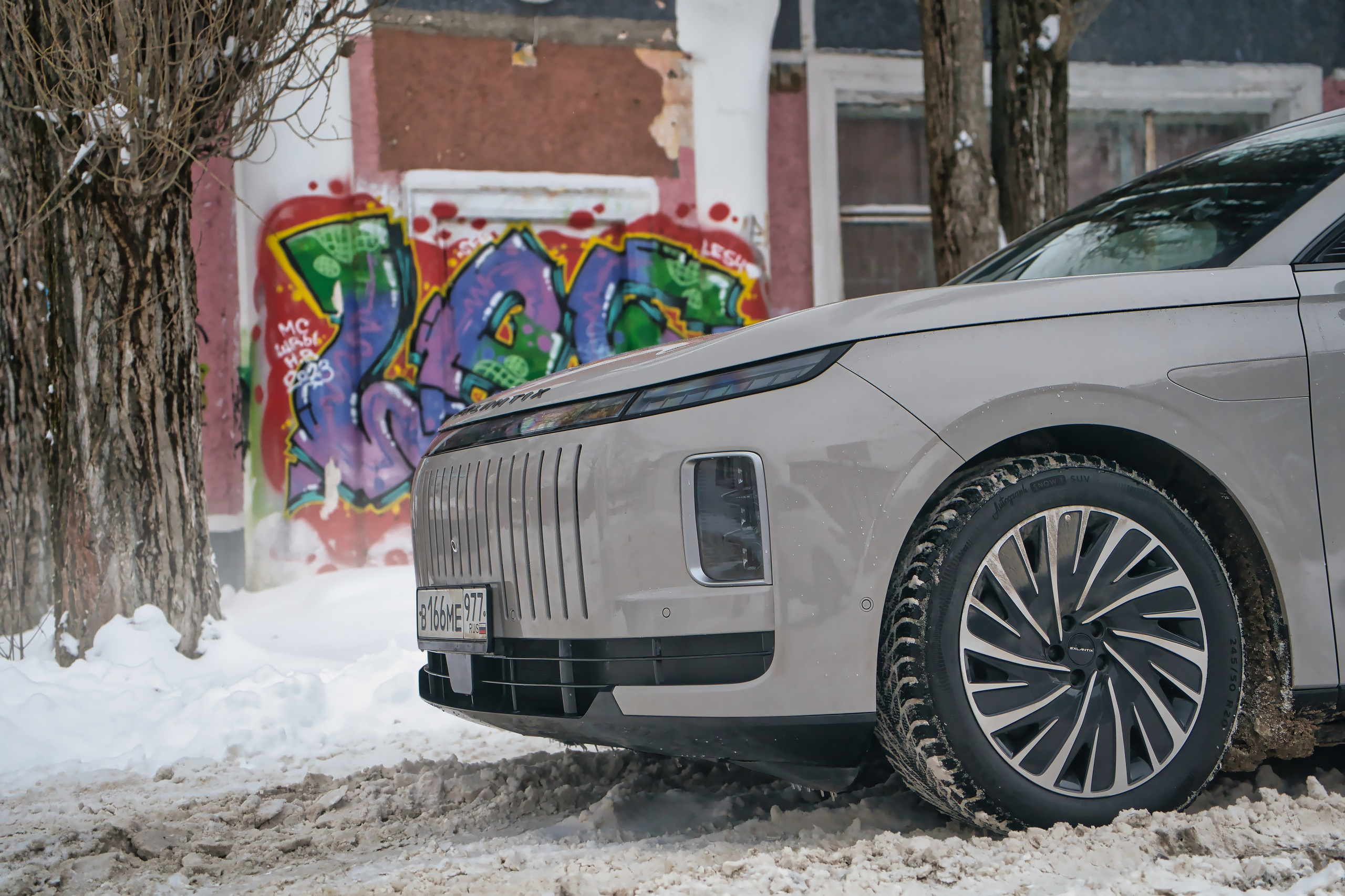 Exlantix ET зимой в снегу. FM Media Сrew. Репортажные фото и видео