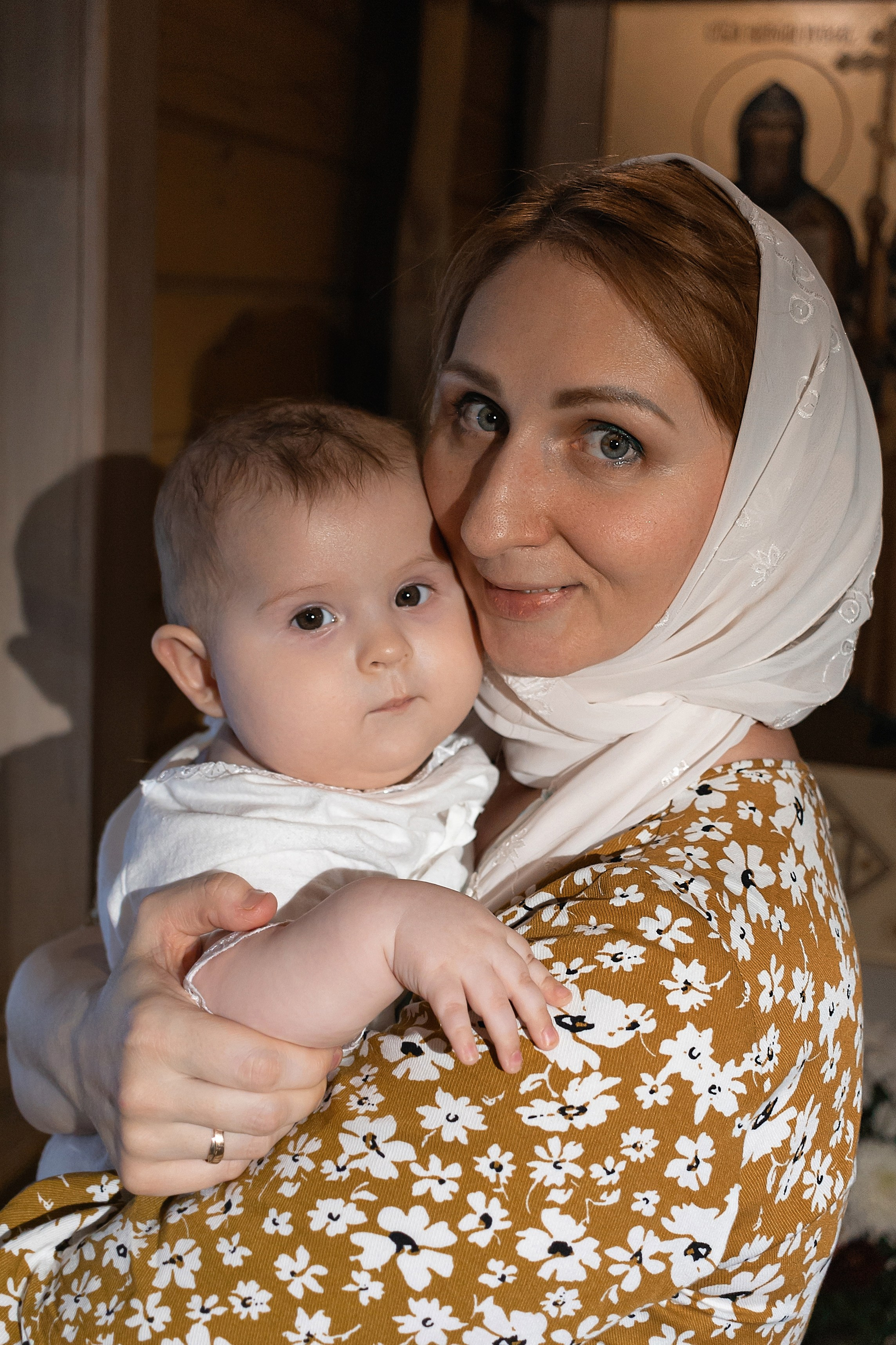 Крещение Павла в Кирилло-Мефодиевском храме (Железнодорожный). Семейный фотограф в Москве и Балашихе Гайдарова Лена