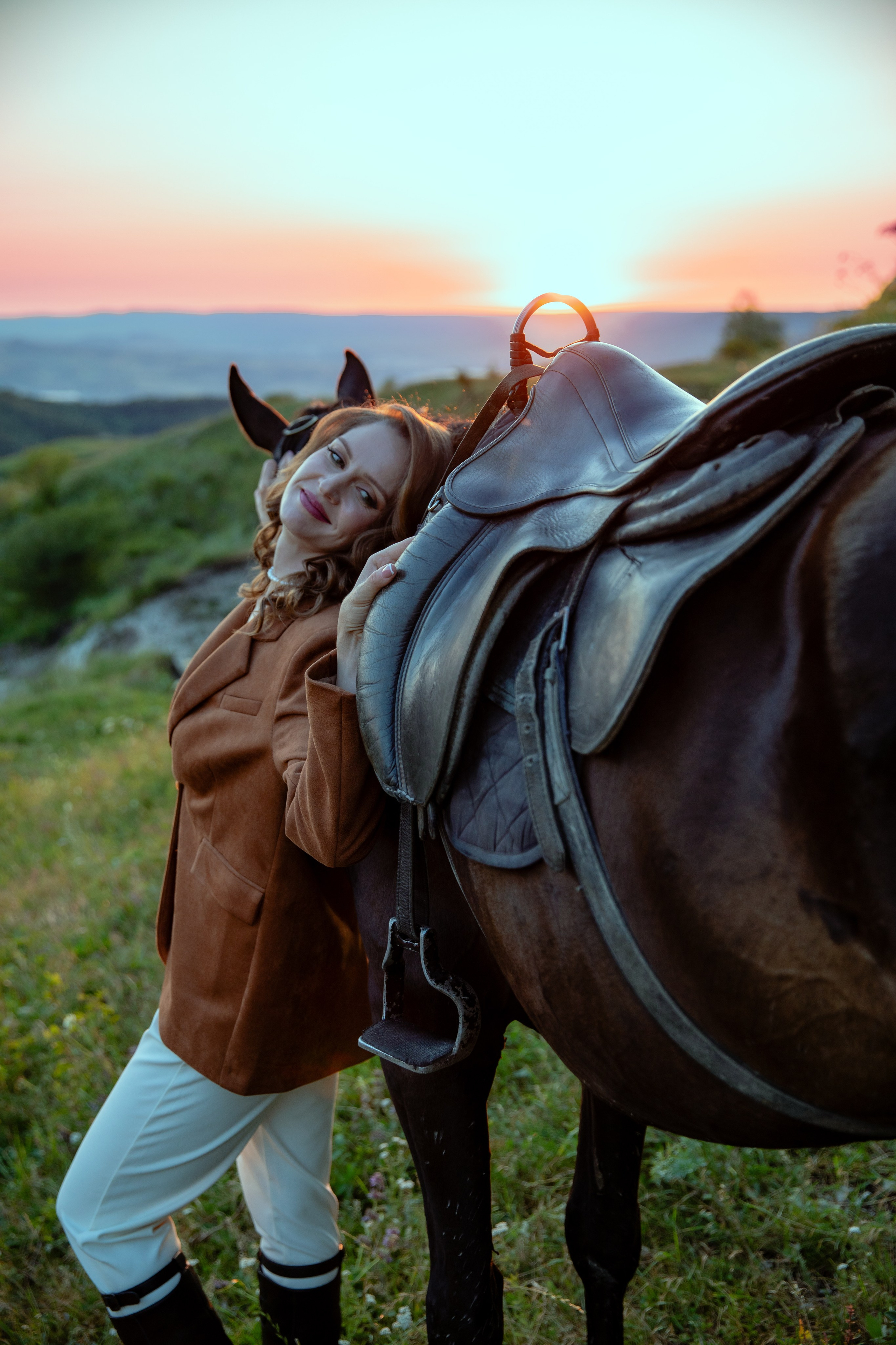 Фотосессия в конном клубе на лошадях. Фотограф в Кисловодске Юлия Федоренко
