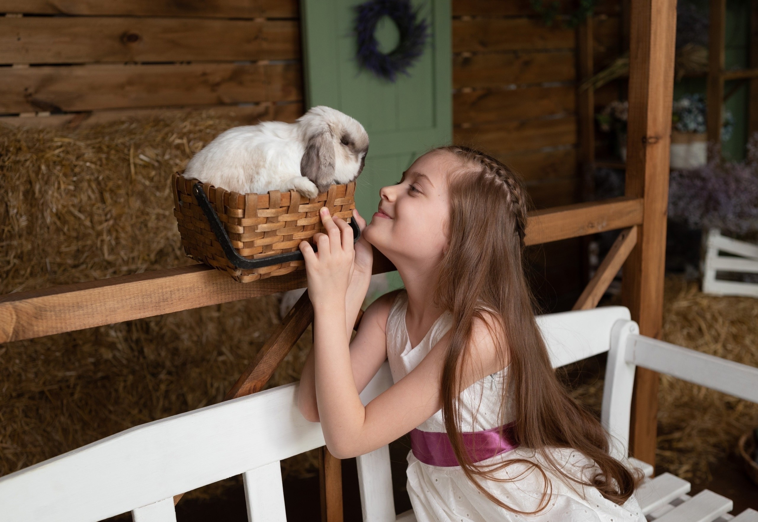 Кролик «Бублик» и цыплята. Фотограф в Тюмени Голышева Елена