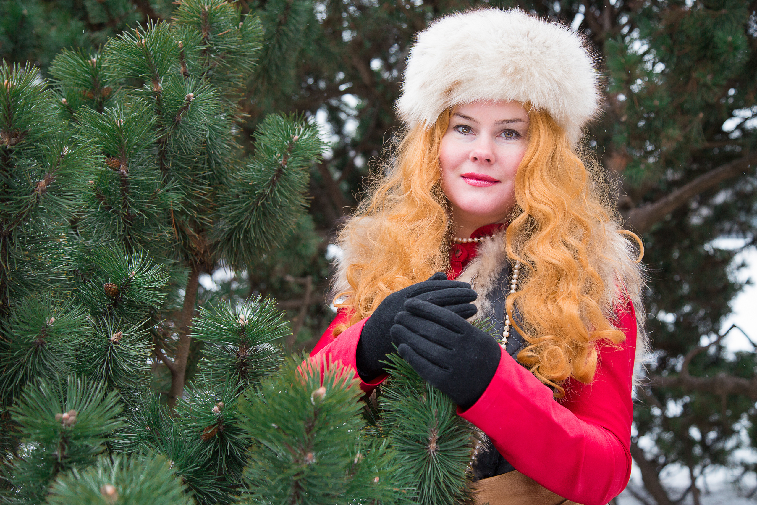 Фотосессия зимой