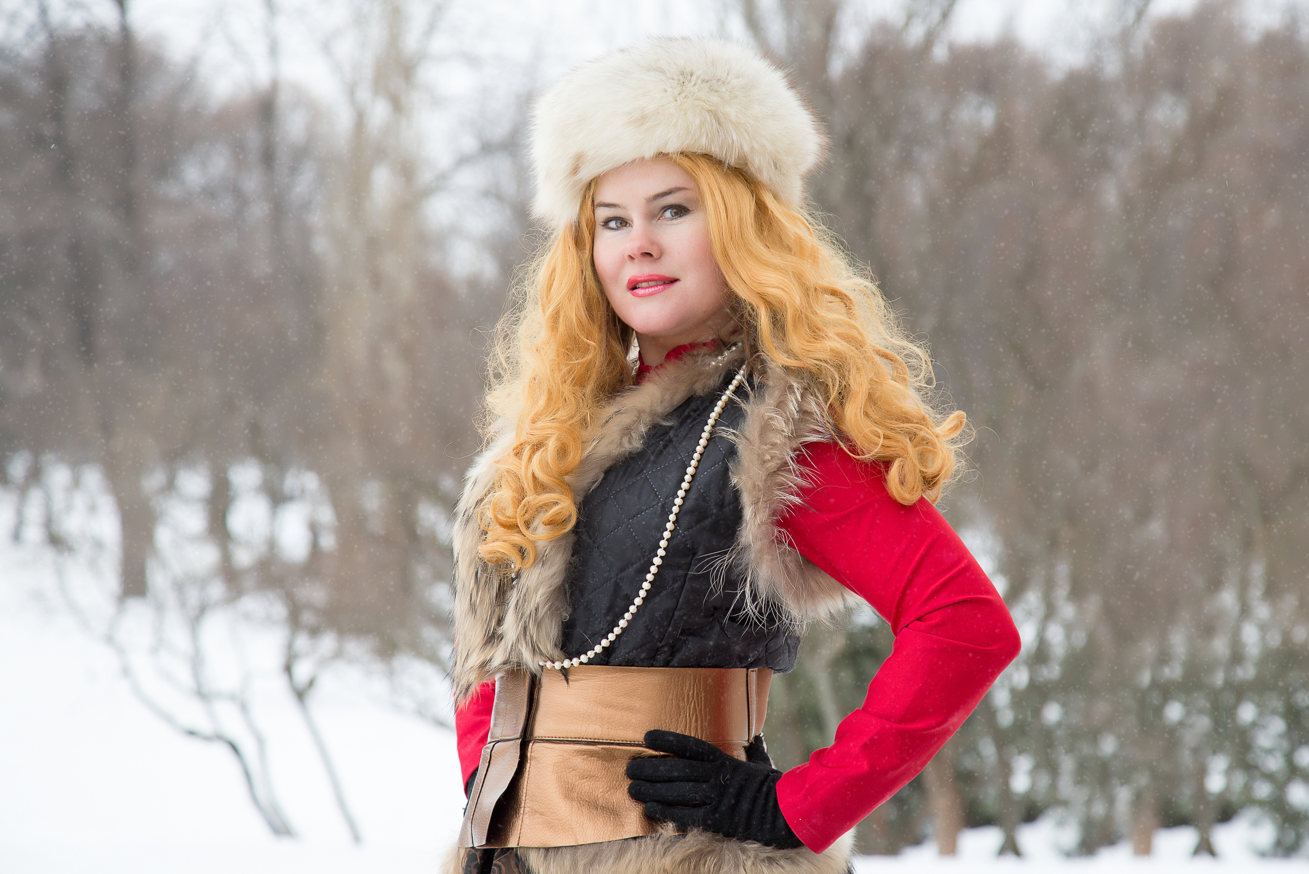 Фотосессия зимой