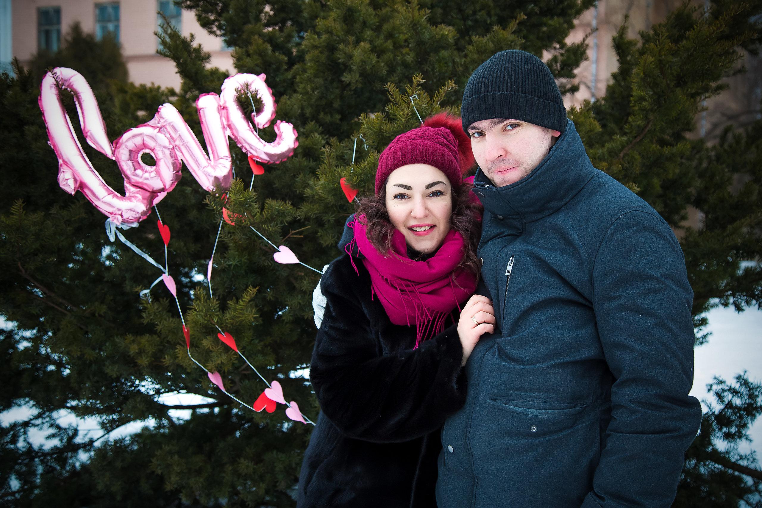 Зимняя Love Story в Ботаническом саду