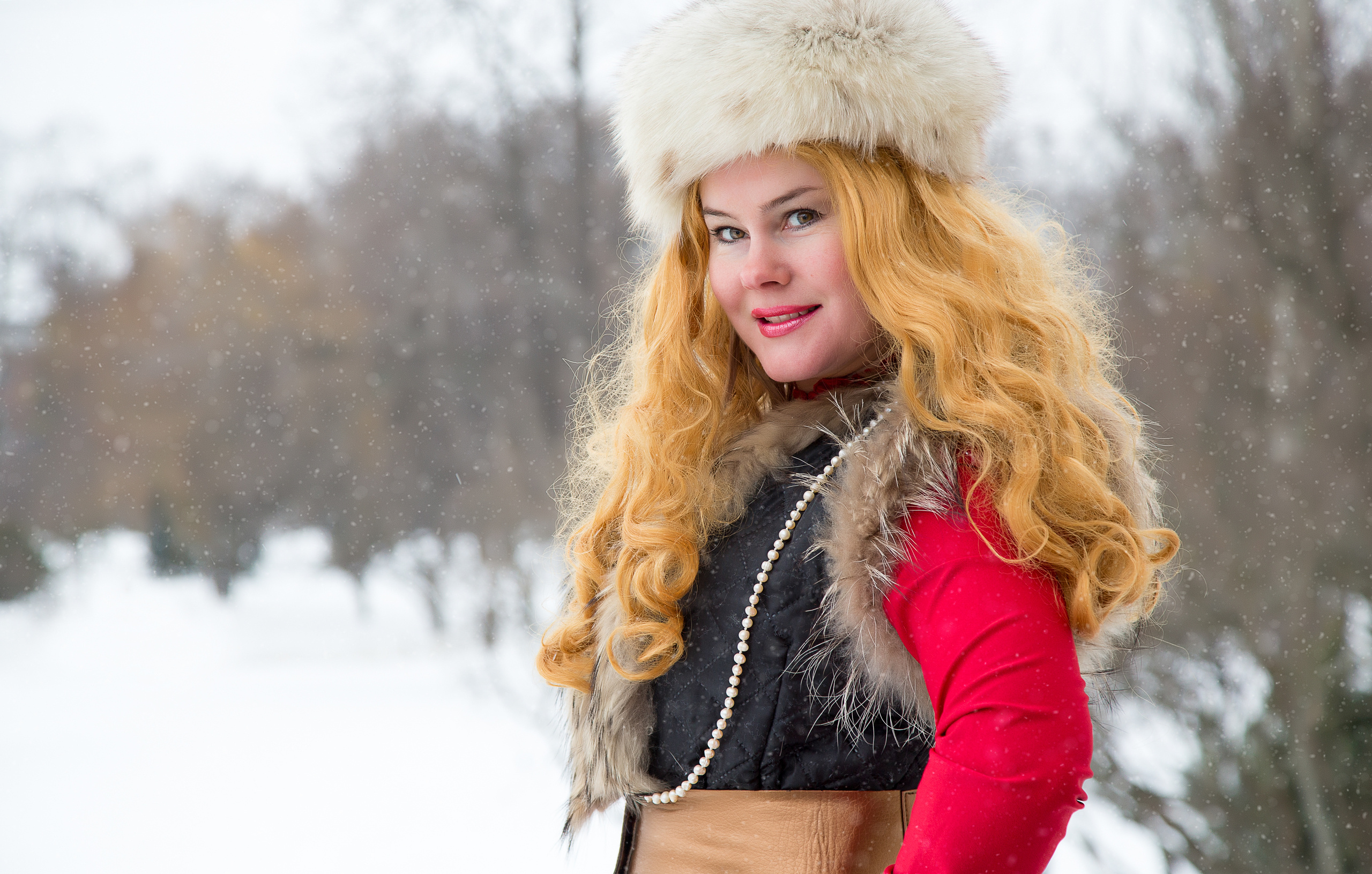 Фотосессия зимой