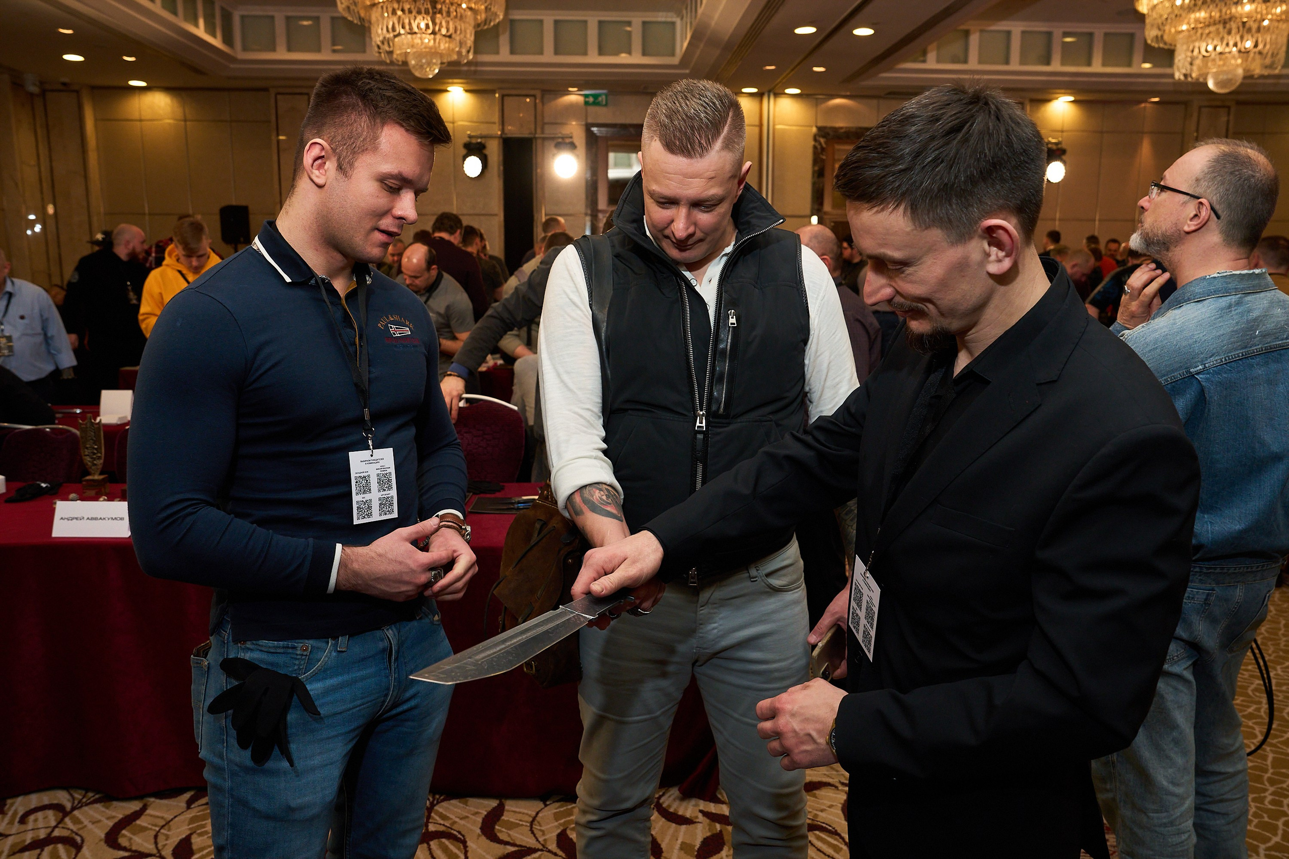 Репортажная фотосъемка участников выставки