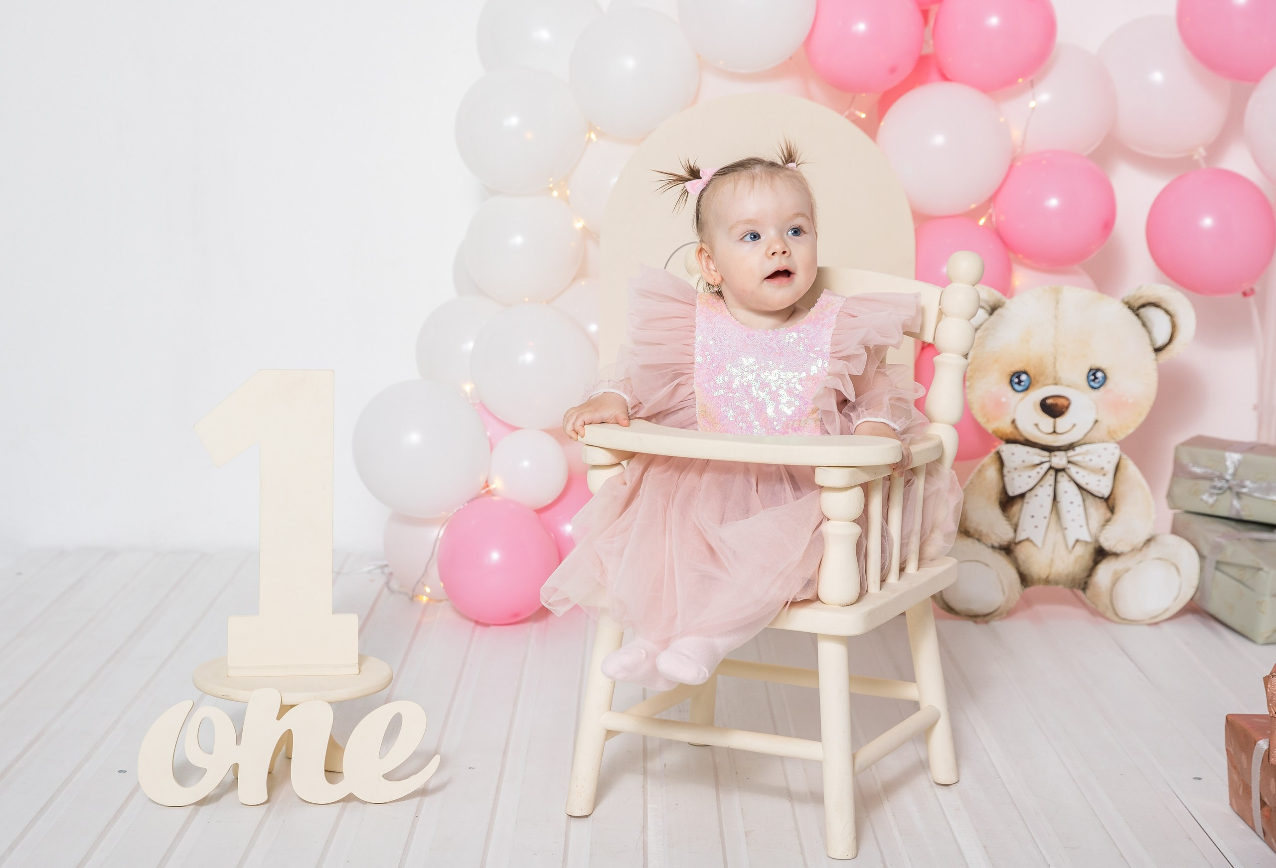 День рождения в розовом цвете. Детский семейный фотограф в г. Находка Ольга Коваленко, фотостудия Memories