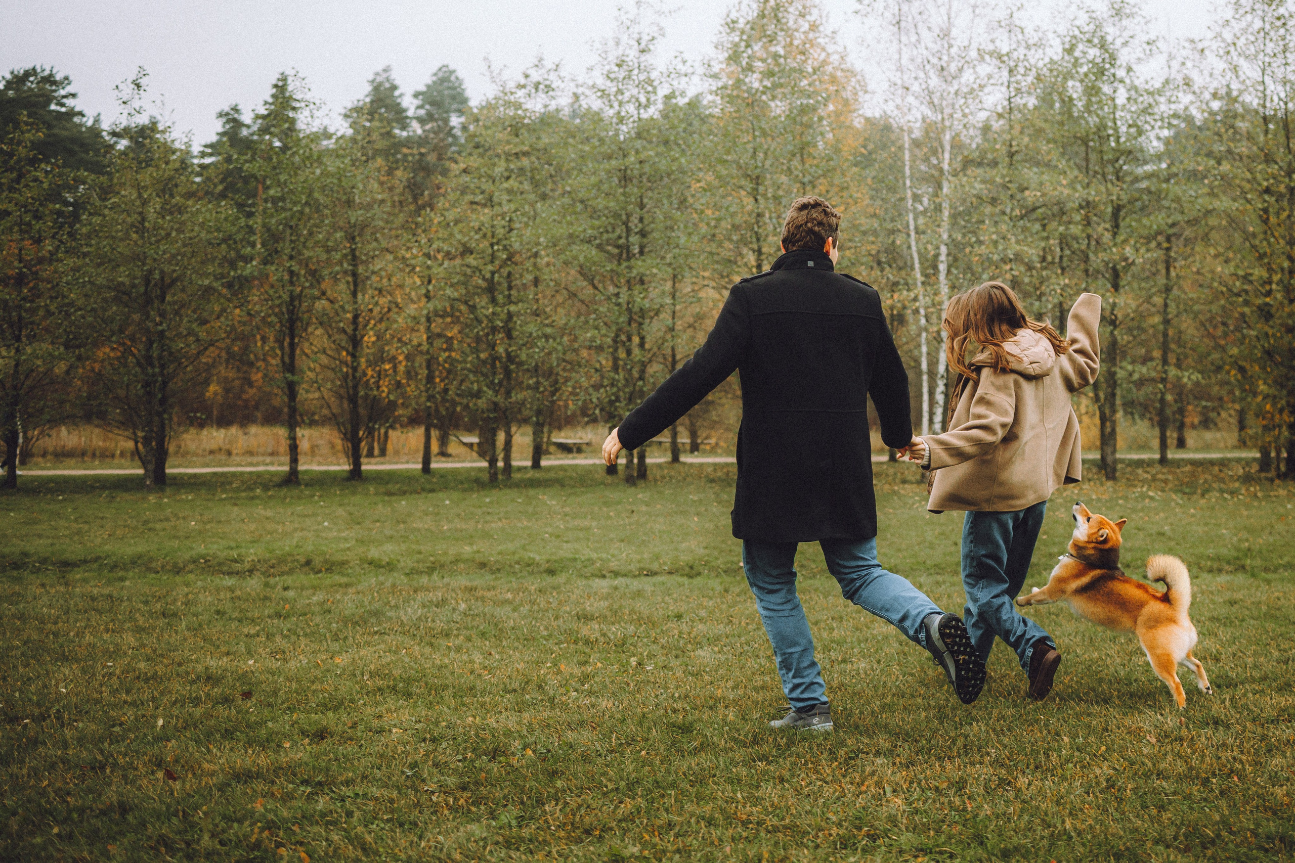 Настя, Юра и Скай