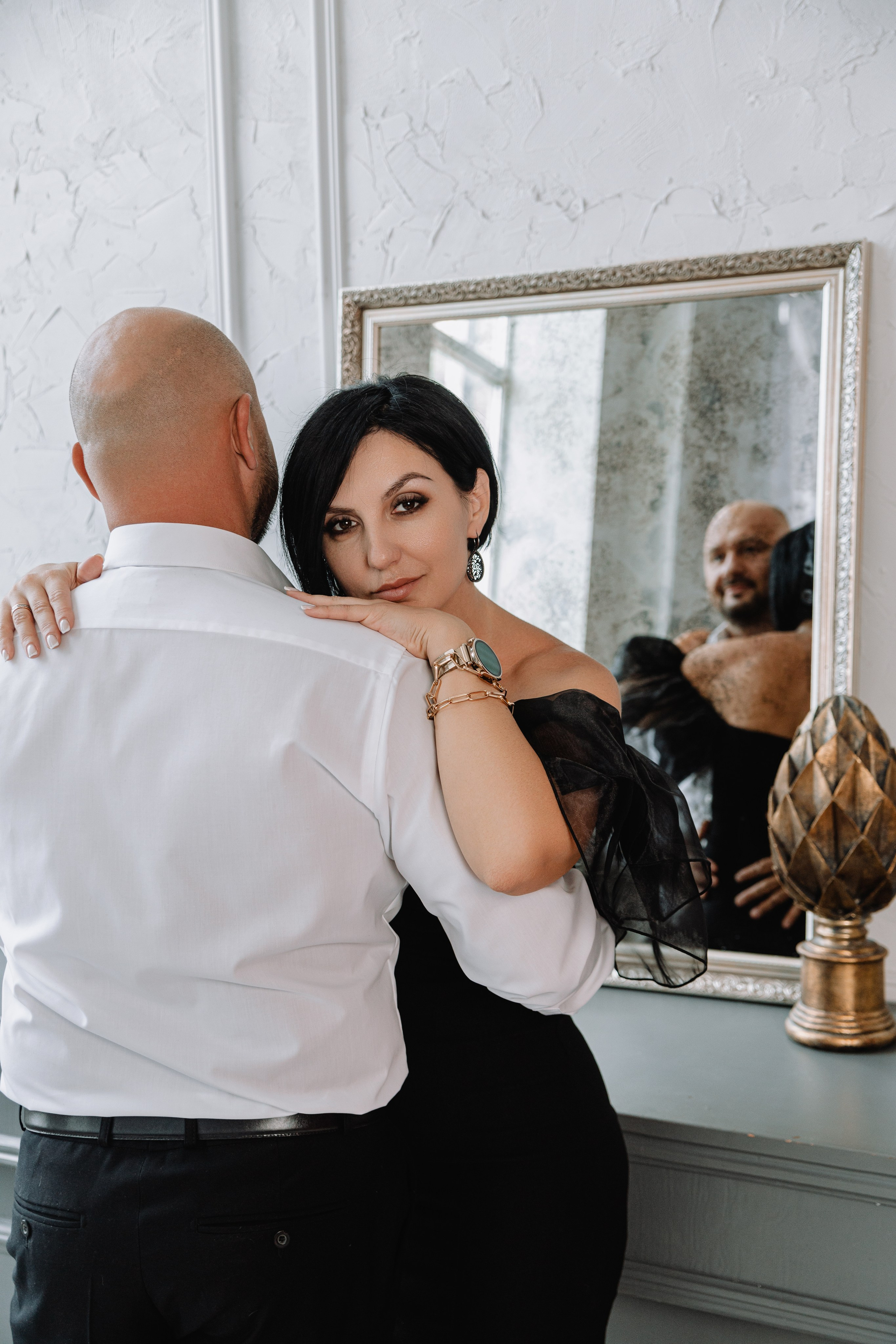 Евгения, Михаил и Дарина и собачка Чарли. Фотограф Воронеж Варвара