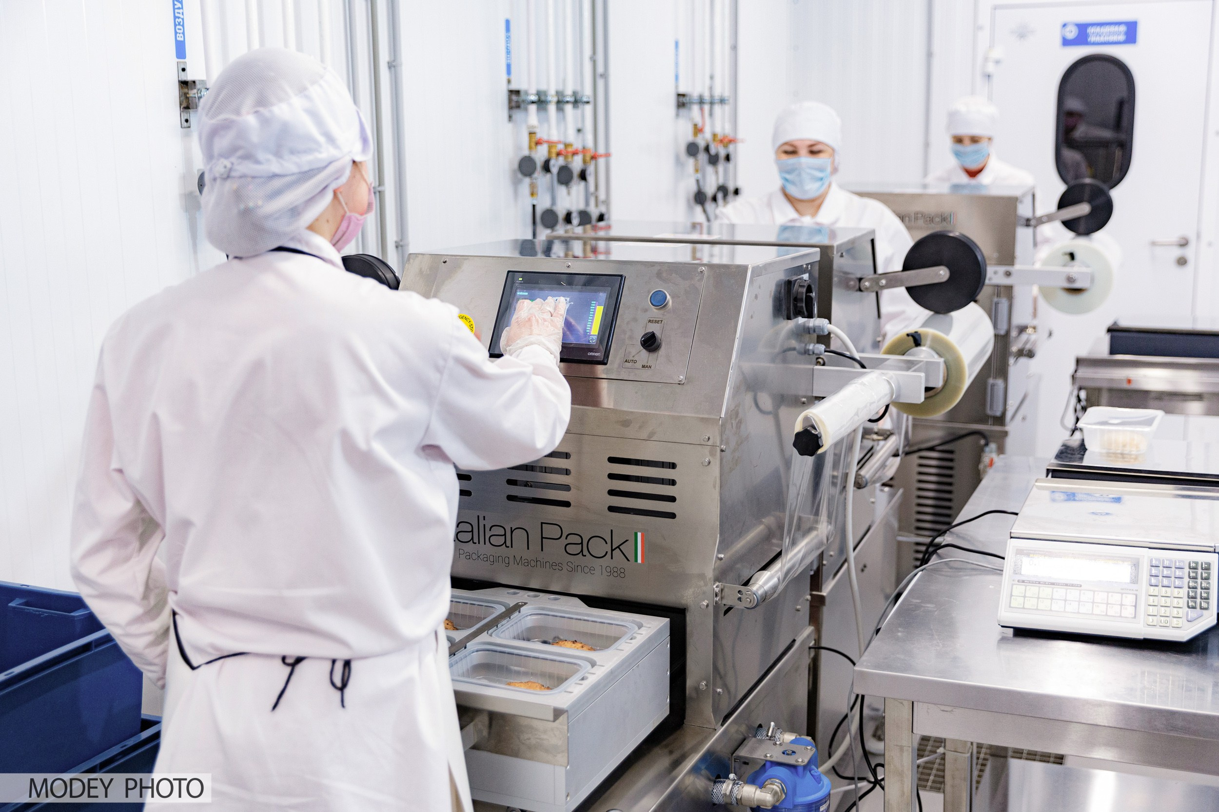 Производственный процесс пищевого цеха