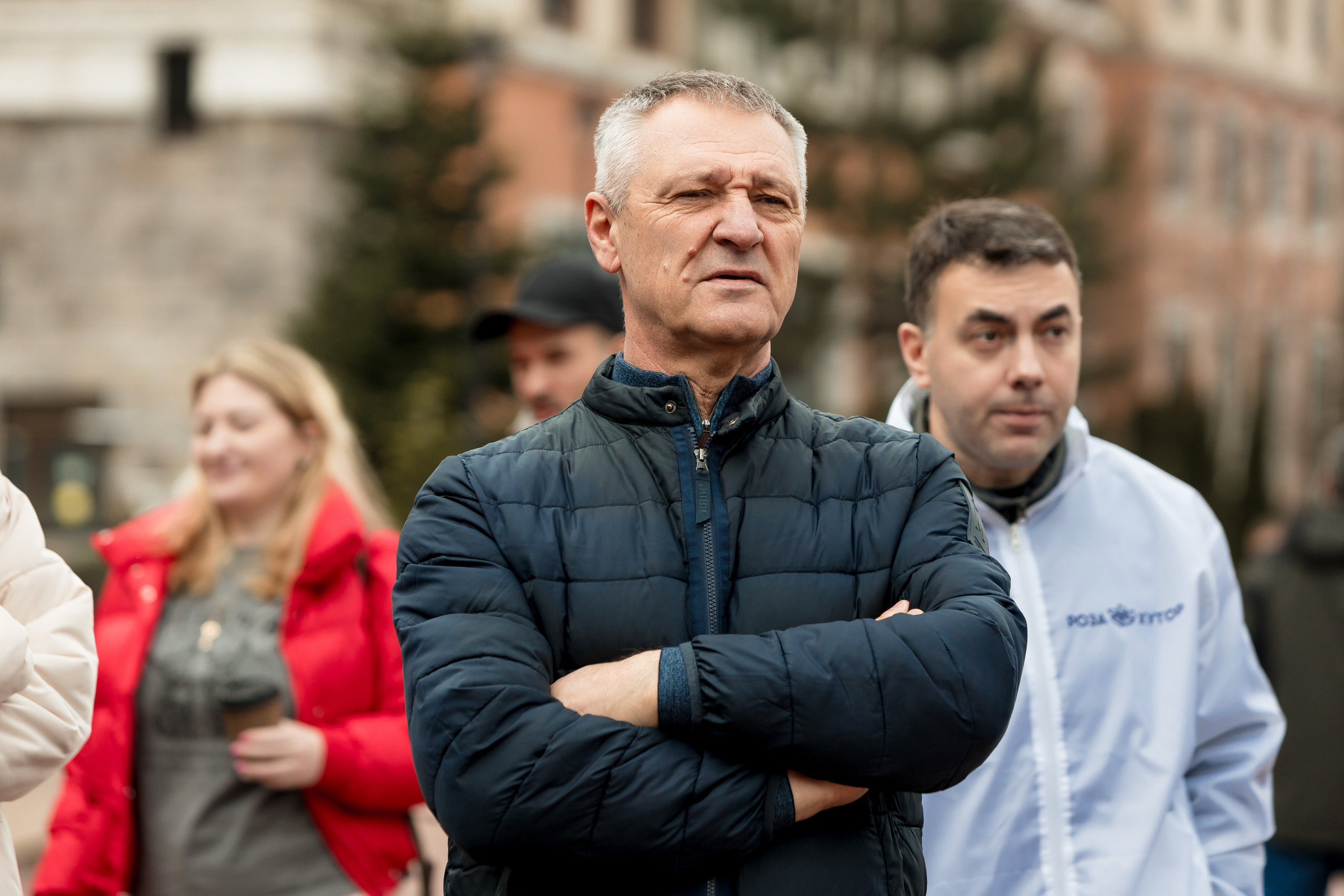 Александр Белокобыльский на Аллее Славы